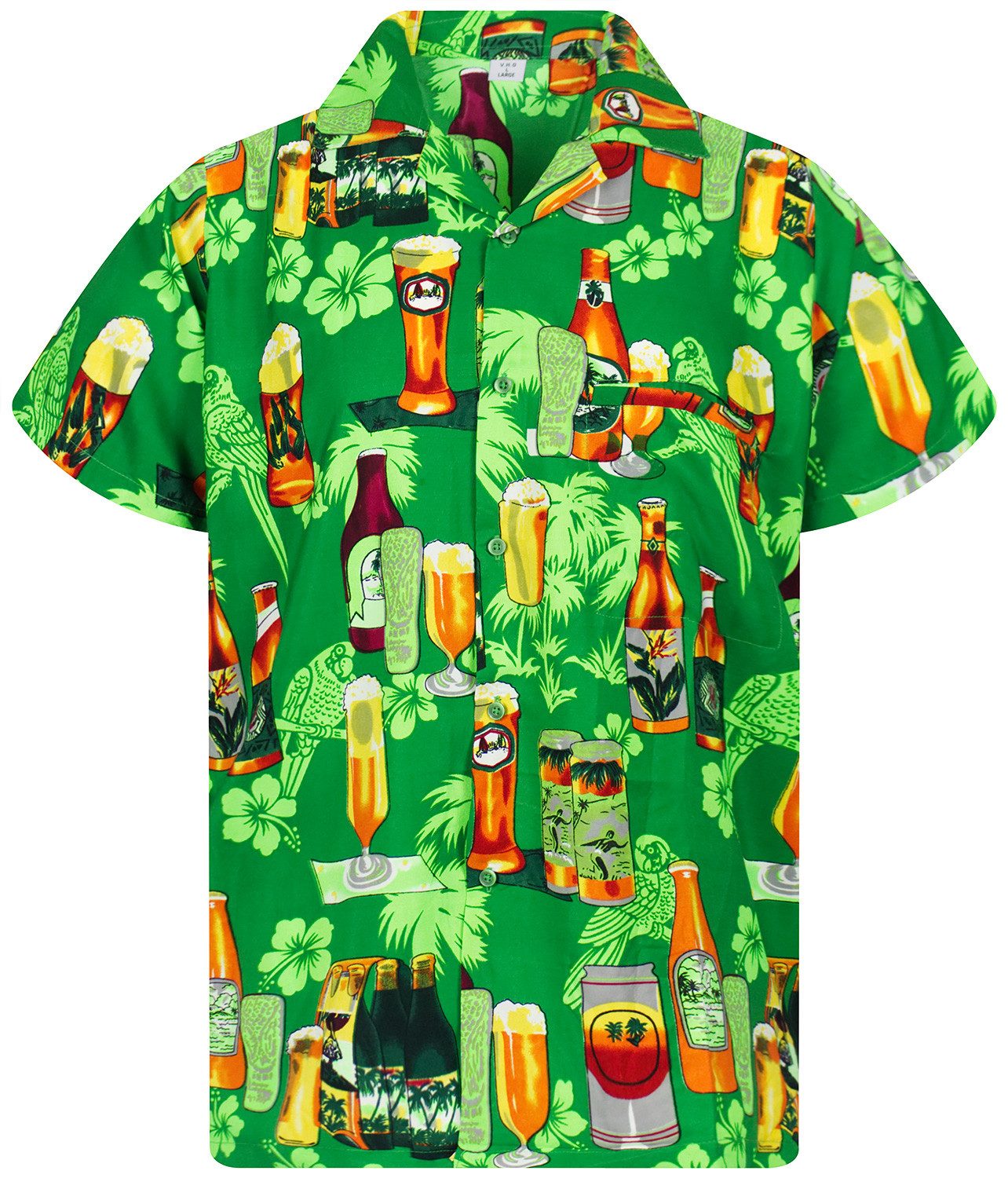 King Kameha Hawaiihemd Beerbottle Funky Hawaii-Hemd günstig online kaufen