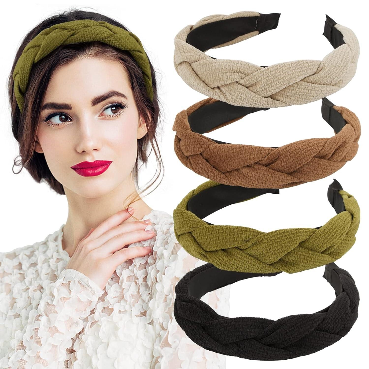 BETESSIN Haarreif 4 Stk. Haarreifen Dirndl günstig online kaufen