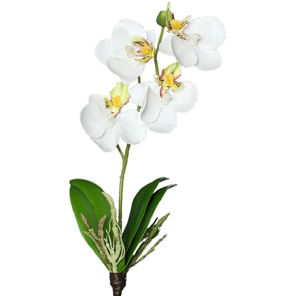 Kunstblume Orchideen Mini Phalaenopsis 26 cm 1 Stk weiß Orchideen,  matches21 HOME & HOBBY, Höhe 26 cm, Indoor