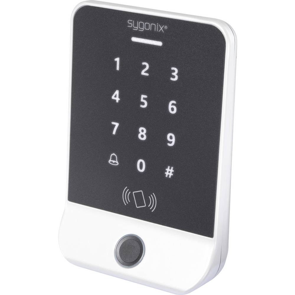 Sygonix Türschließer Fingerprint/RFID Zugangssystem Aufputz 12 V/DC mit beleuchteter, mit beleuchteter Tastatur