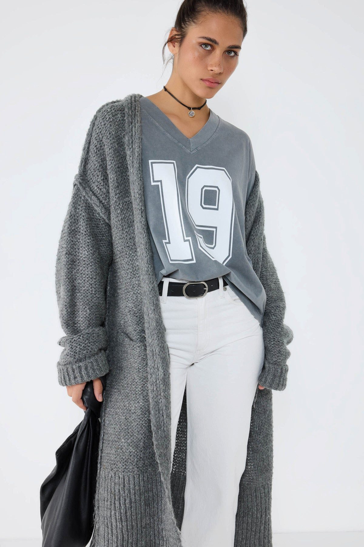 No Matter What T-Shirt T-Shirt mit V-Ausschnitt und Print günstig online kaufen