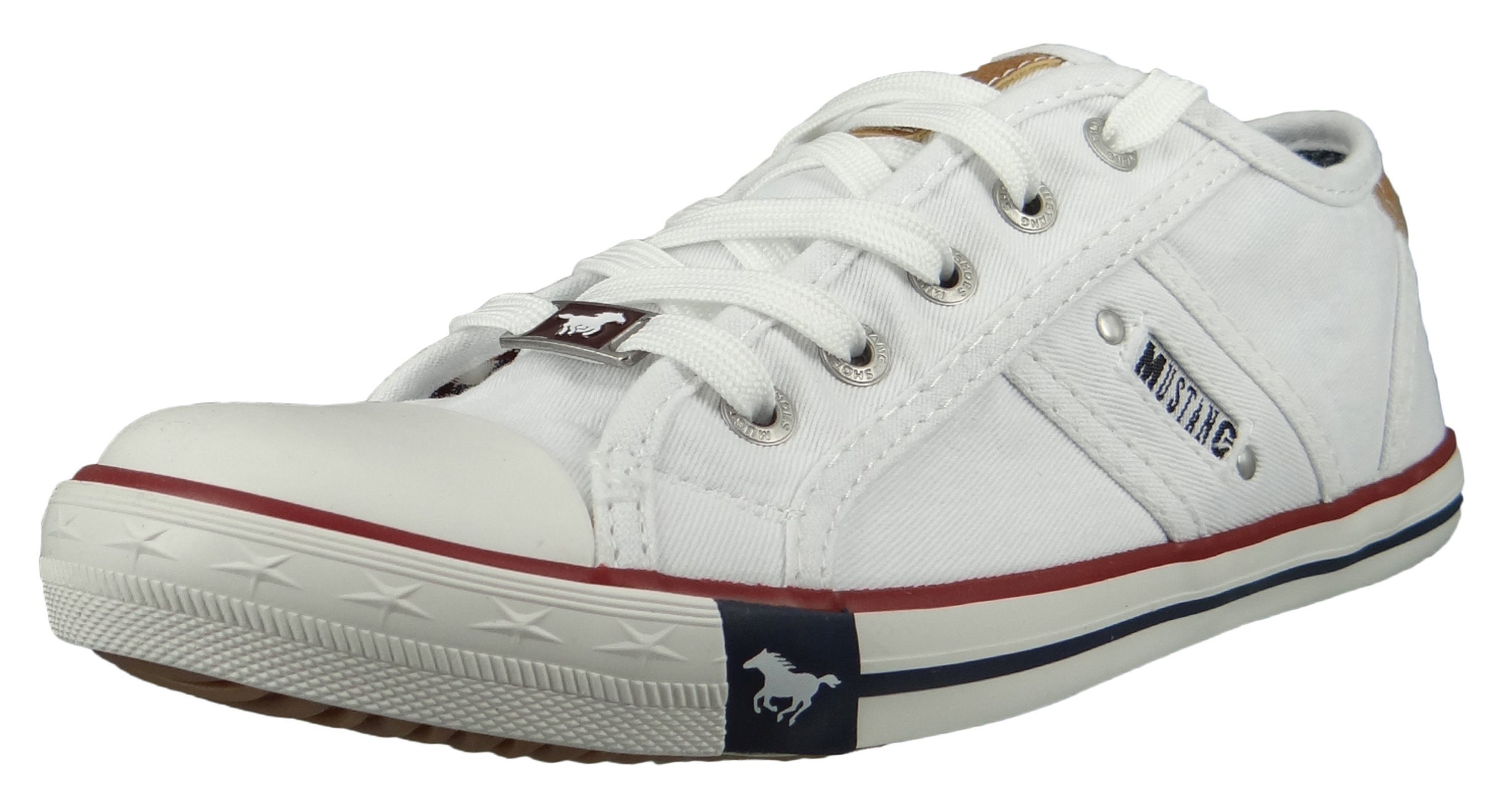 Mustang Shoes 1099302 1 White Sneaker
