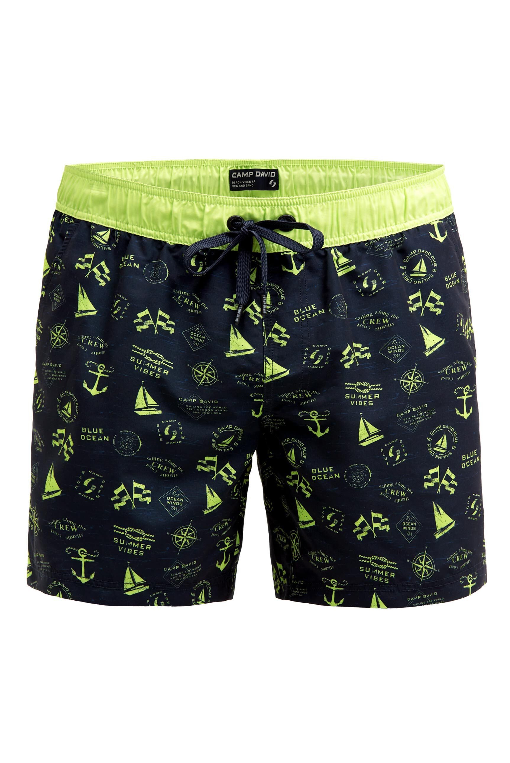 CAMP DAVID Badeshorts mit Einschubtaschen