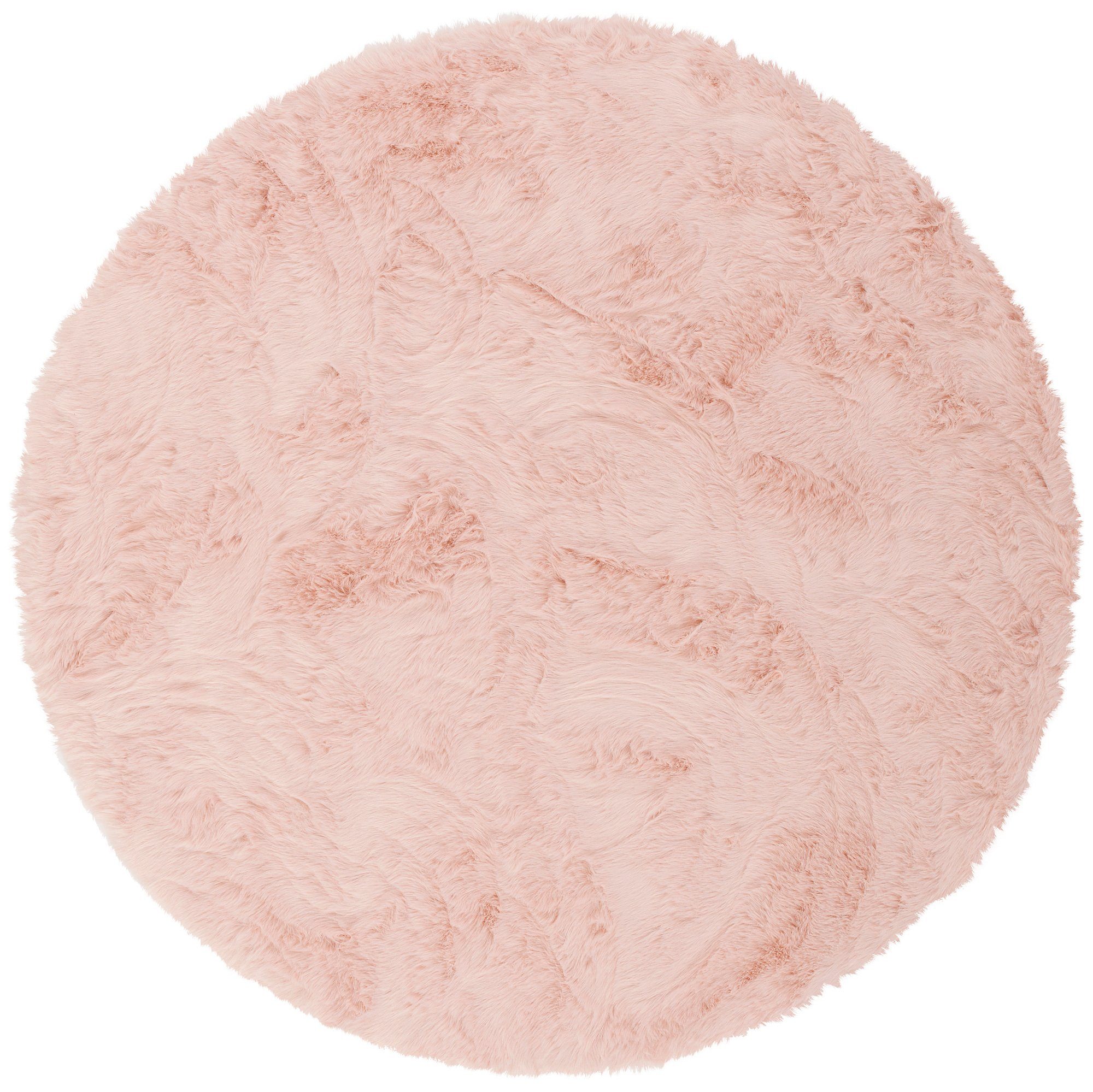 Pergamon Fellteppich Luxus Super Soft Fellteppich Aspen Rund Meliert, Rund, günstig online kaufen