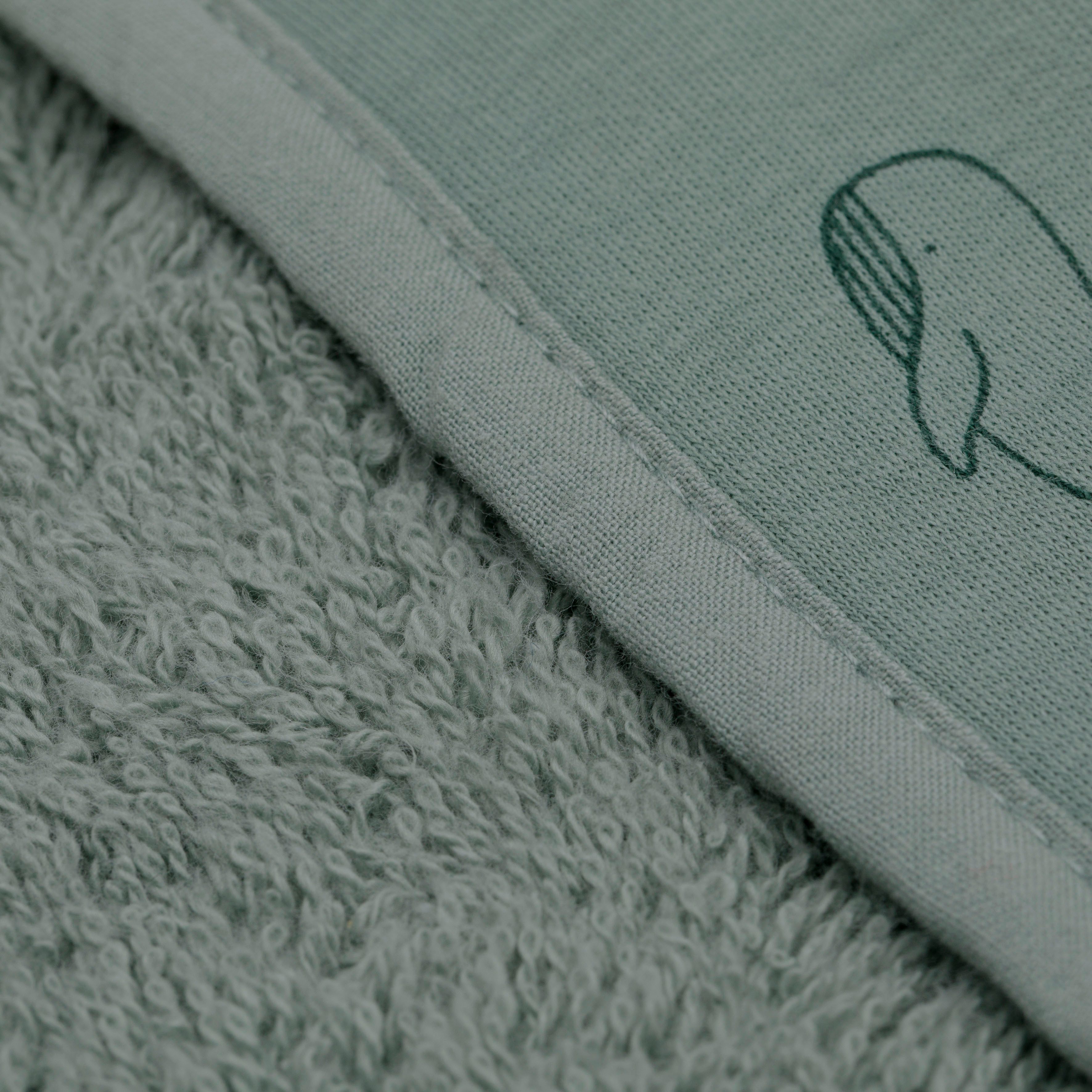 Fillikid Kapuzenhandtuch Kapuzenbadetuch mit Waschhandschuh, Frottee (Set, 2-St)