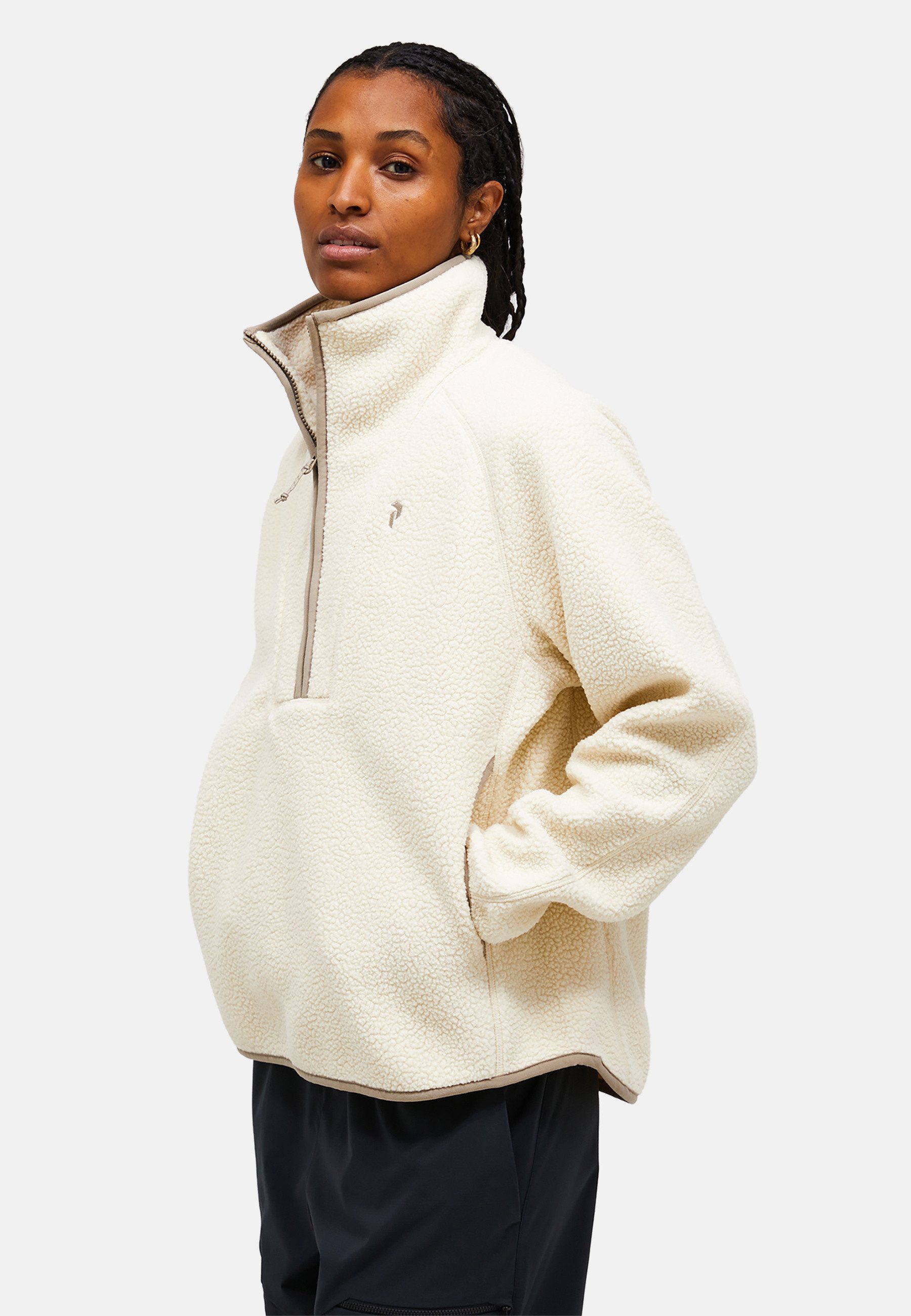 Peak Performance Fleecejacke W Naturerush Pile Half Zip mit sportivem Design