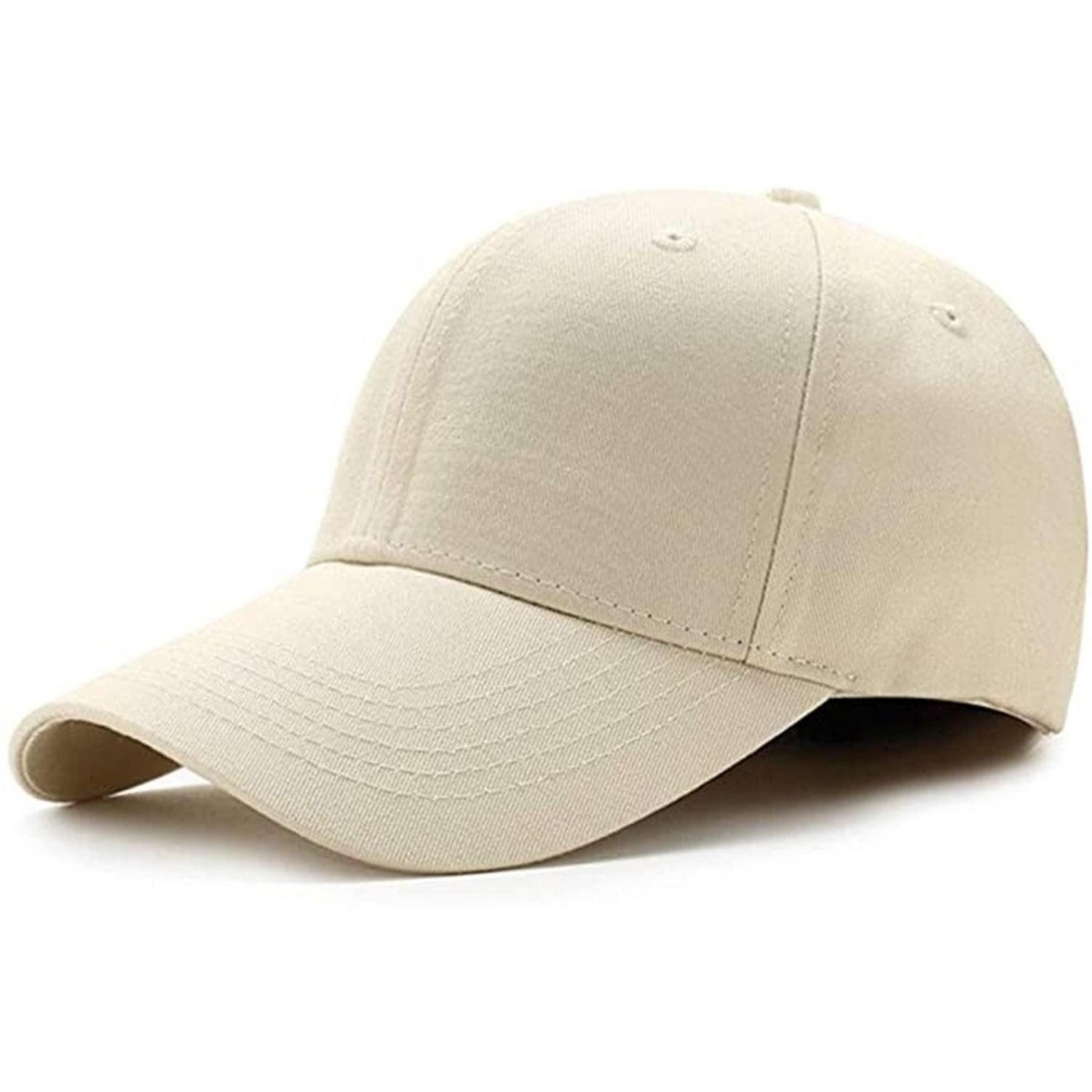 LuxusKollektion Baseball Cap Basecap Damen Herren Unisex Verstellbar Baumwolle Outdoor M Beige