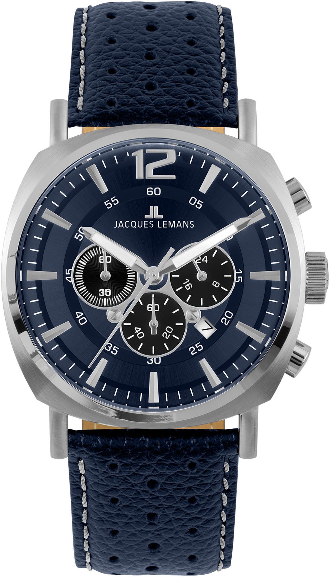 Jacques Lemans Chronograph Lugano 1-1645Q, Quarzuhr, Armbanduhr, Herrenuhr, günstig online kaufen