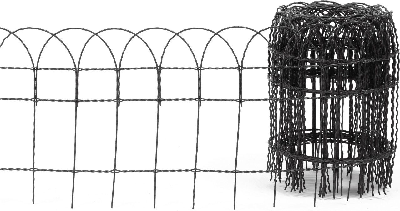 Floraworld Maschendrahtzaun Floraworld Knotengeflecht-Zaun 10 m x 40 cm