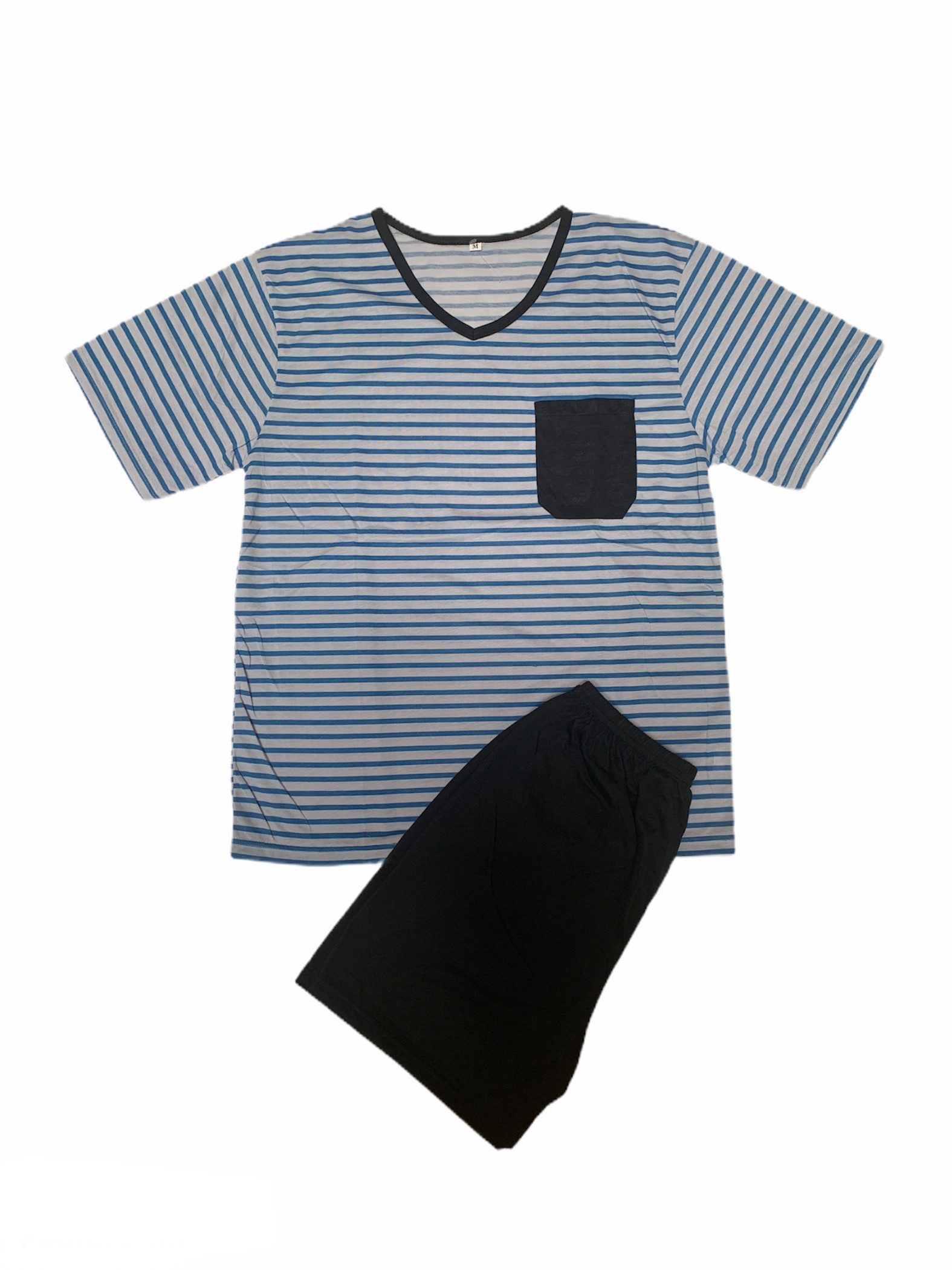 Lucky Shorty Pyjama Set Shorty - Maritime Streifen günstig online kaufen