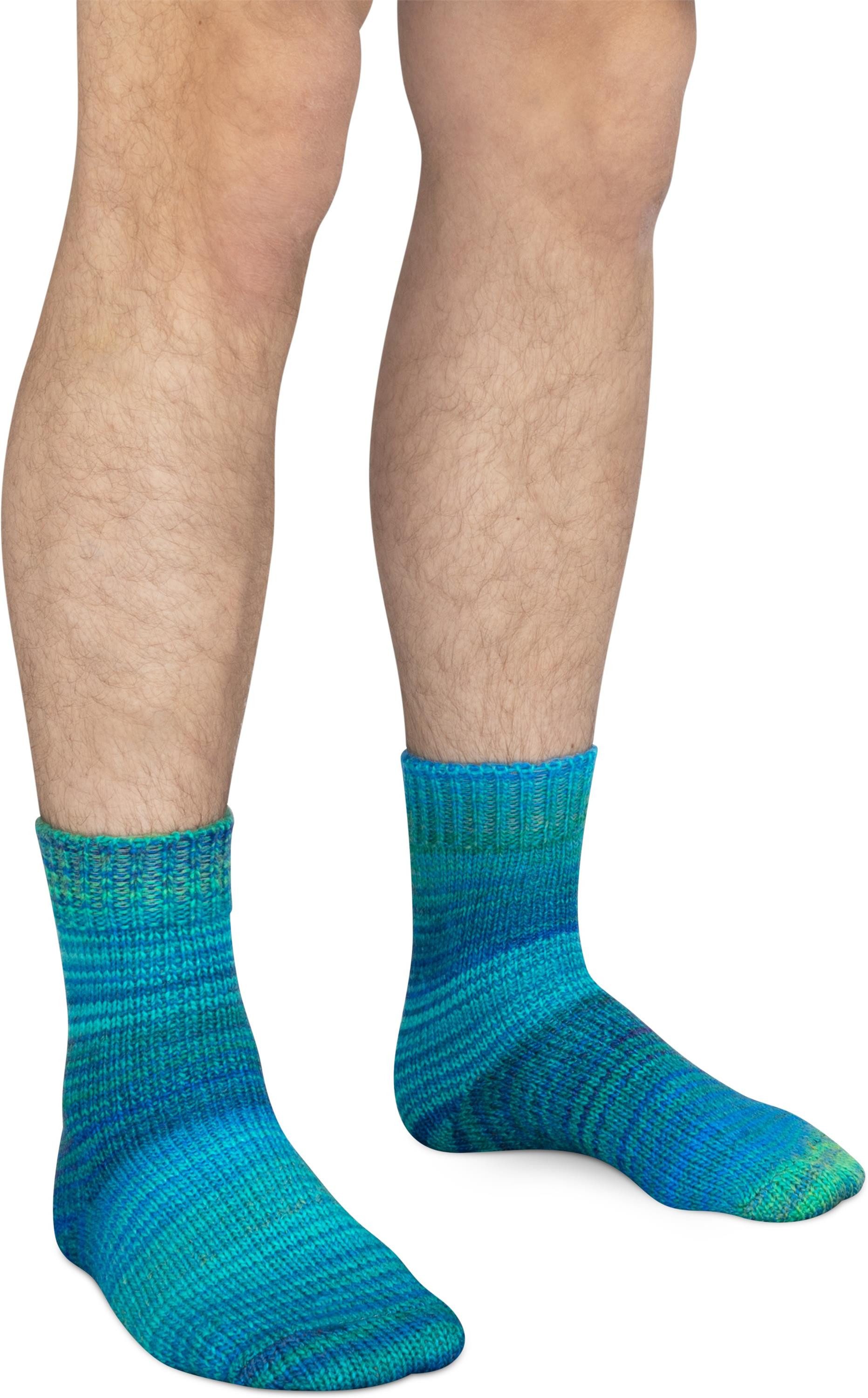 normani Thermosocken 2 Paar Skandinavische Wollsocken mit Umschlag (2 Paar) hochwertige Qualitätssocken mit hohem Wollanteil