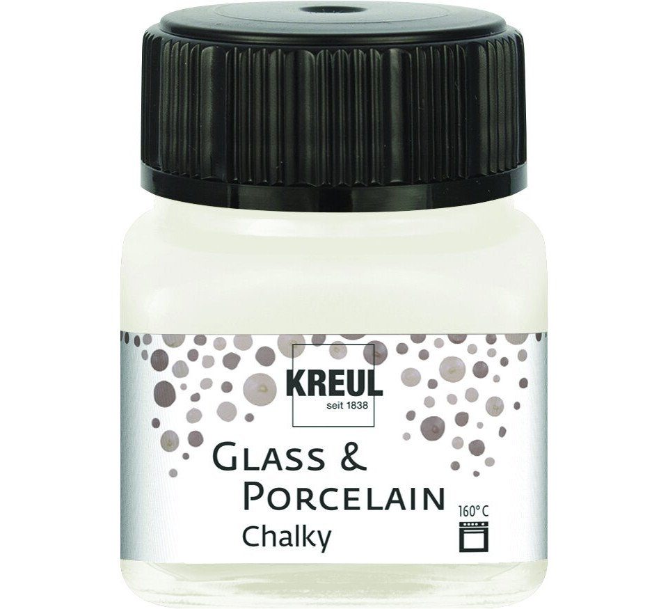 Kreul Künstlerstift Kreul Glass & Porcelain Chalky white cotton 20 ml