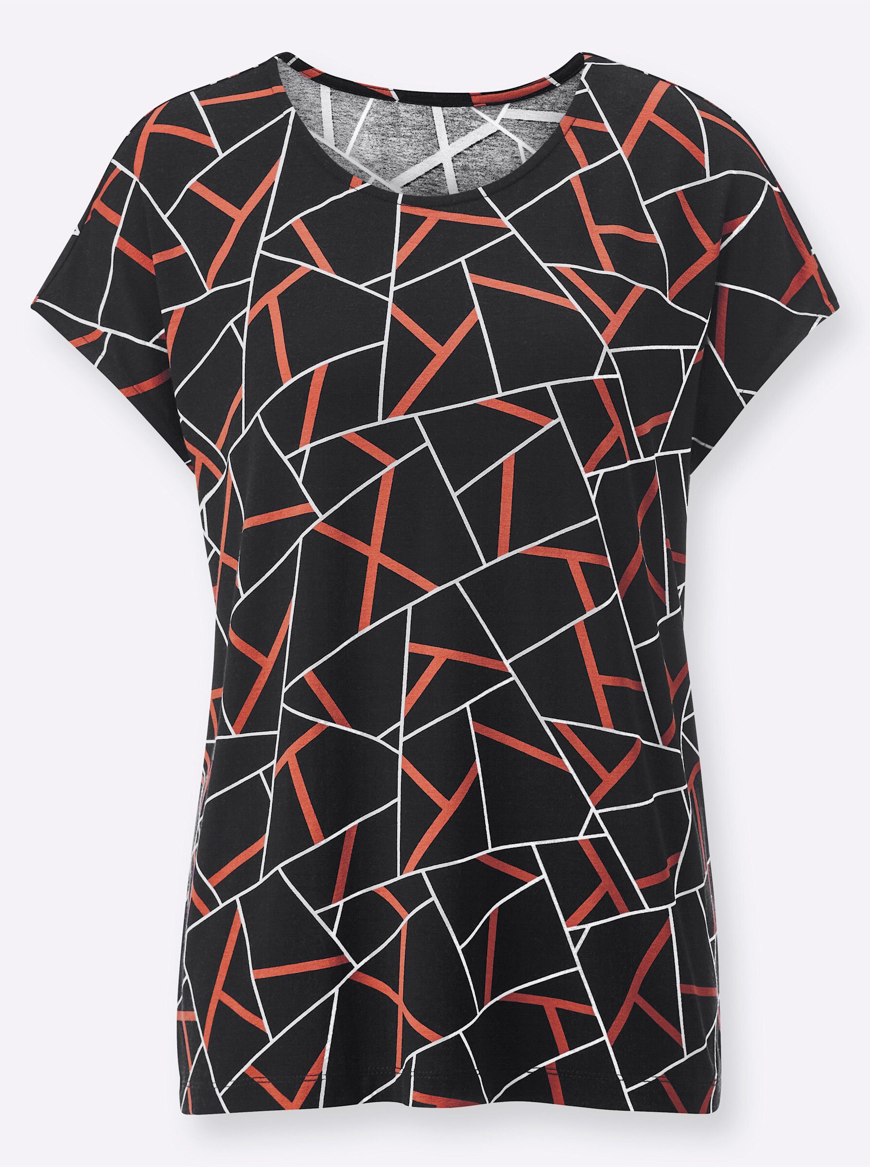 T-Shirt Druck-Shirt Kurzarm