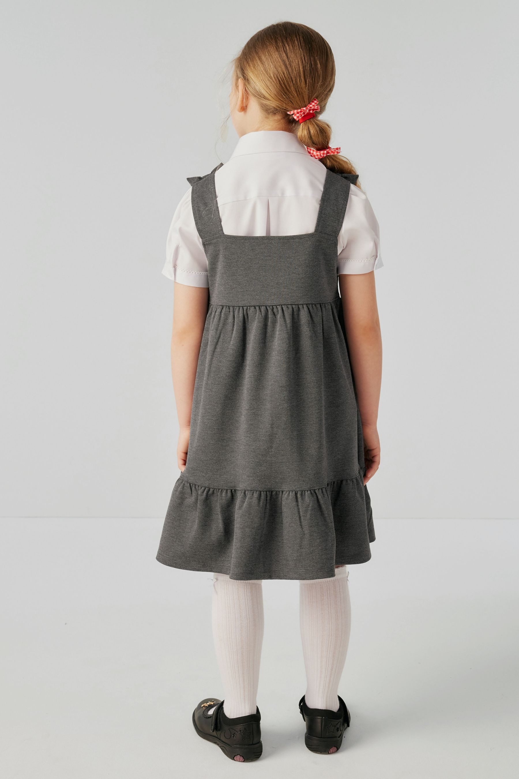 Clarks Latzkleid Ponte-Latzkleid mit Schleife (1-tlg)