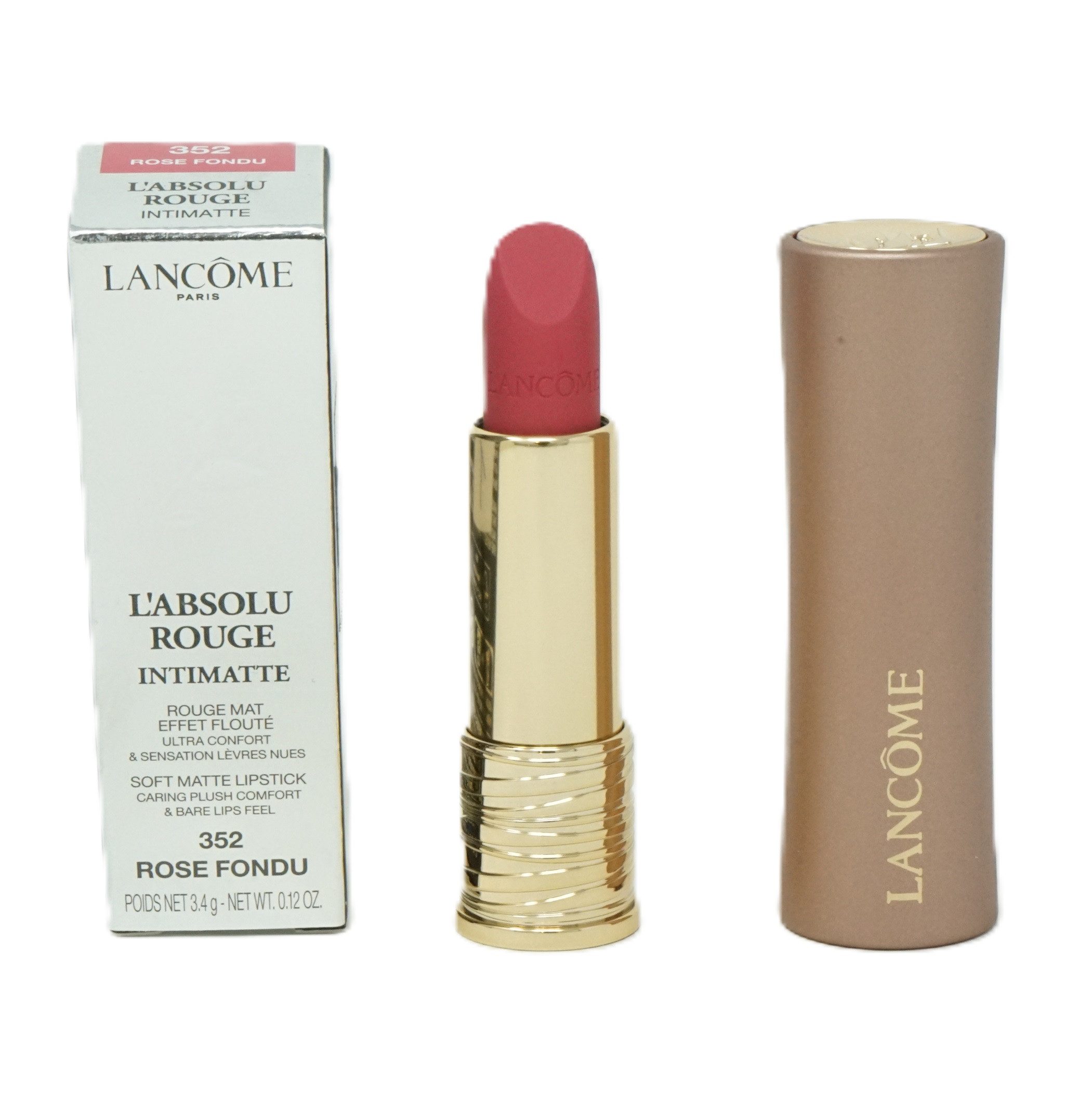 LANCOME Lippenstift Lancome Absolu Rouge Lippenstift 3,4g Rose Fondu 352