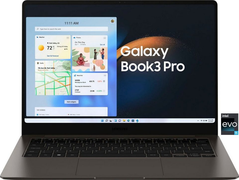 Samsung Galaxy Book3 Pro Notebook (35,56 cm/14 Zoll, Intel Core i5 1340P,  Iris®