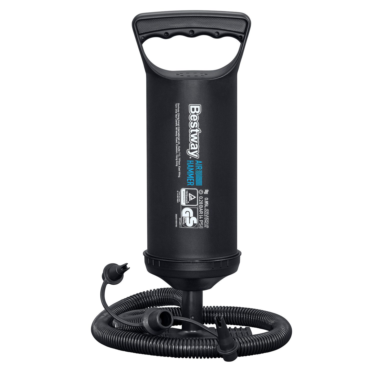 Bestway Luftpumpe Air Hammer™ (Packung, 1-tlg., 850 ml), Große Luftkammer zur schnellen Luftbefüllung