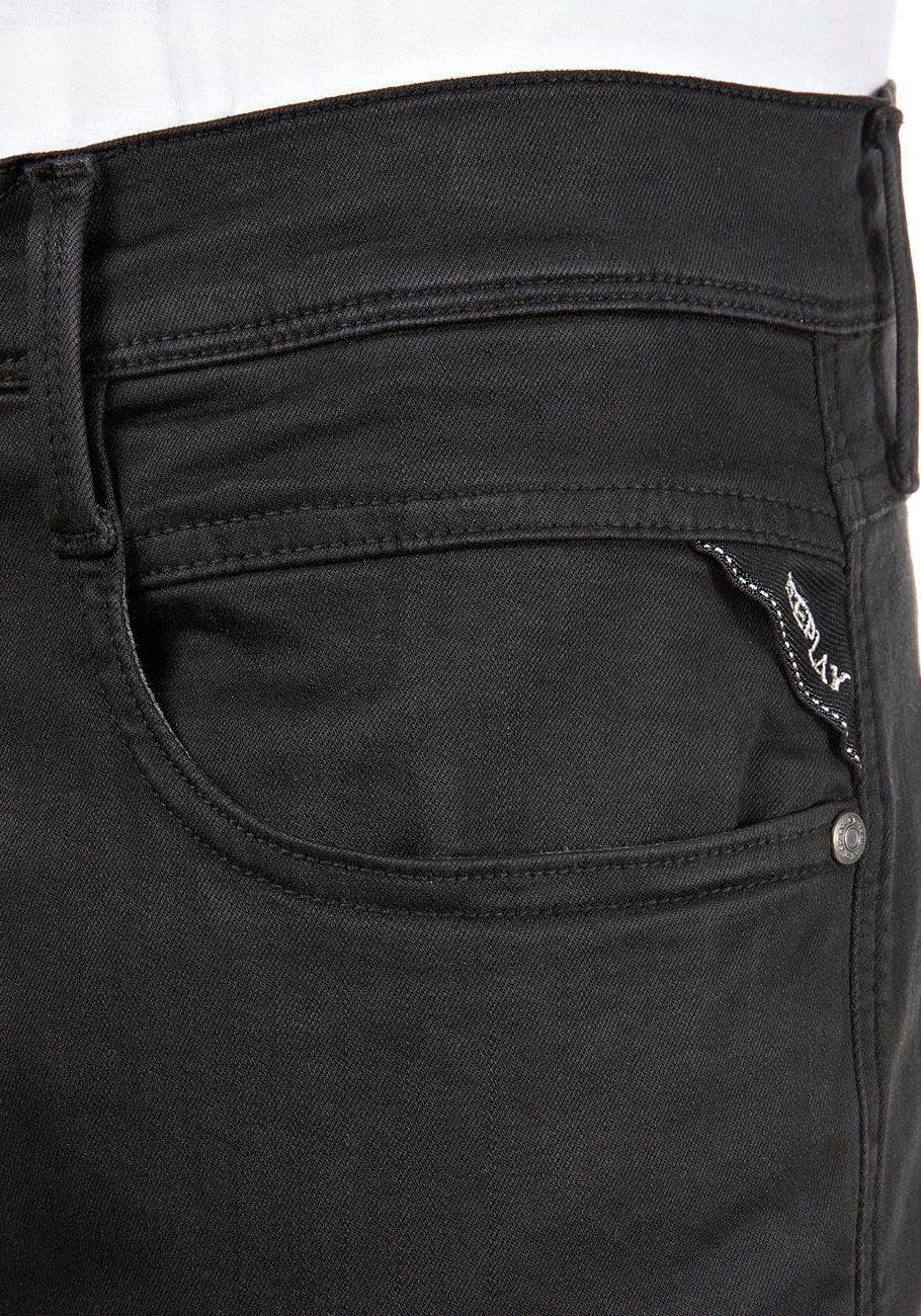 deep Anbass Replay black Slim-fit-Jeans
