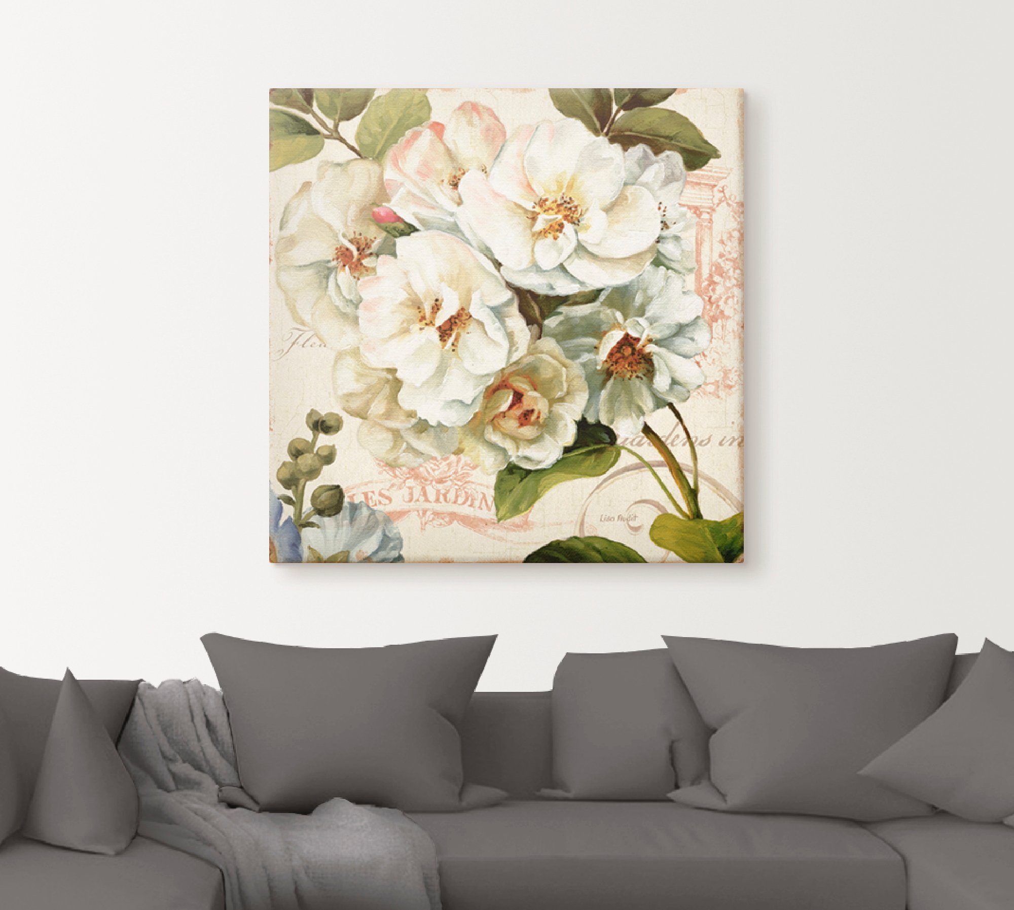 Artland Wandbild Garten III, Blumen (1 St), als Leinwandbild, Poster in verschied. Größen