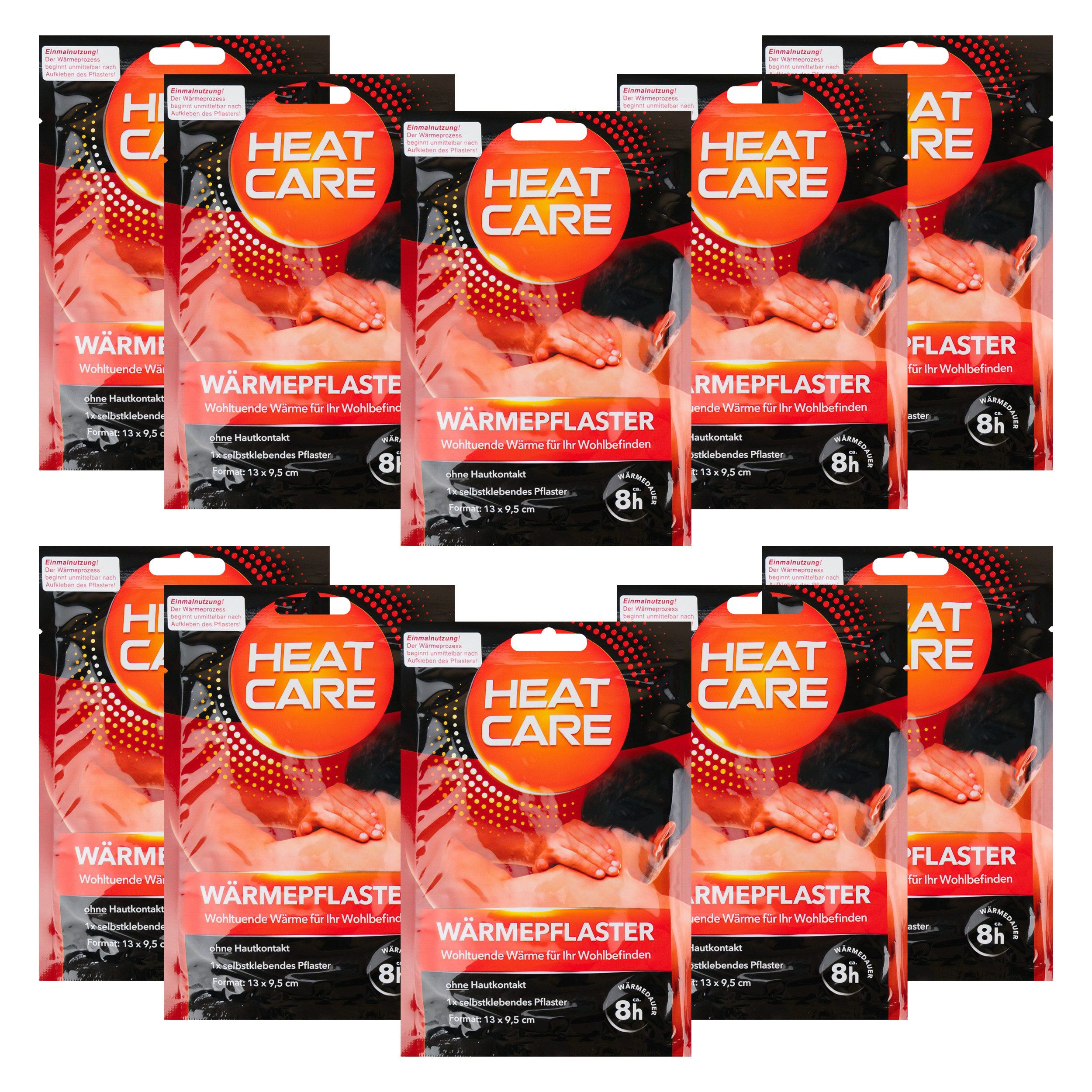 ARLI Wärmepflaster ARLI Set: 10x Wärmepflaster 13x9,5 cm selbstklebend (Wärmepad, 10 St., Pflaster), für Rücken Schulter und Nacken Wärmepad Pflaster