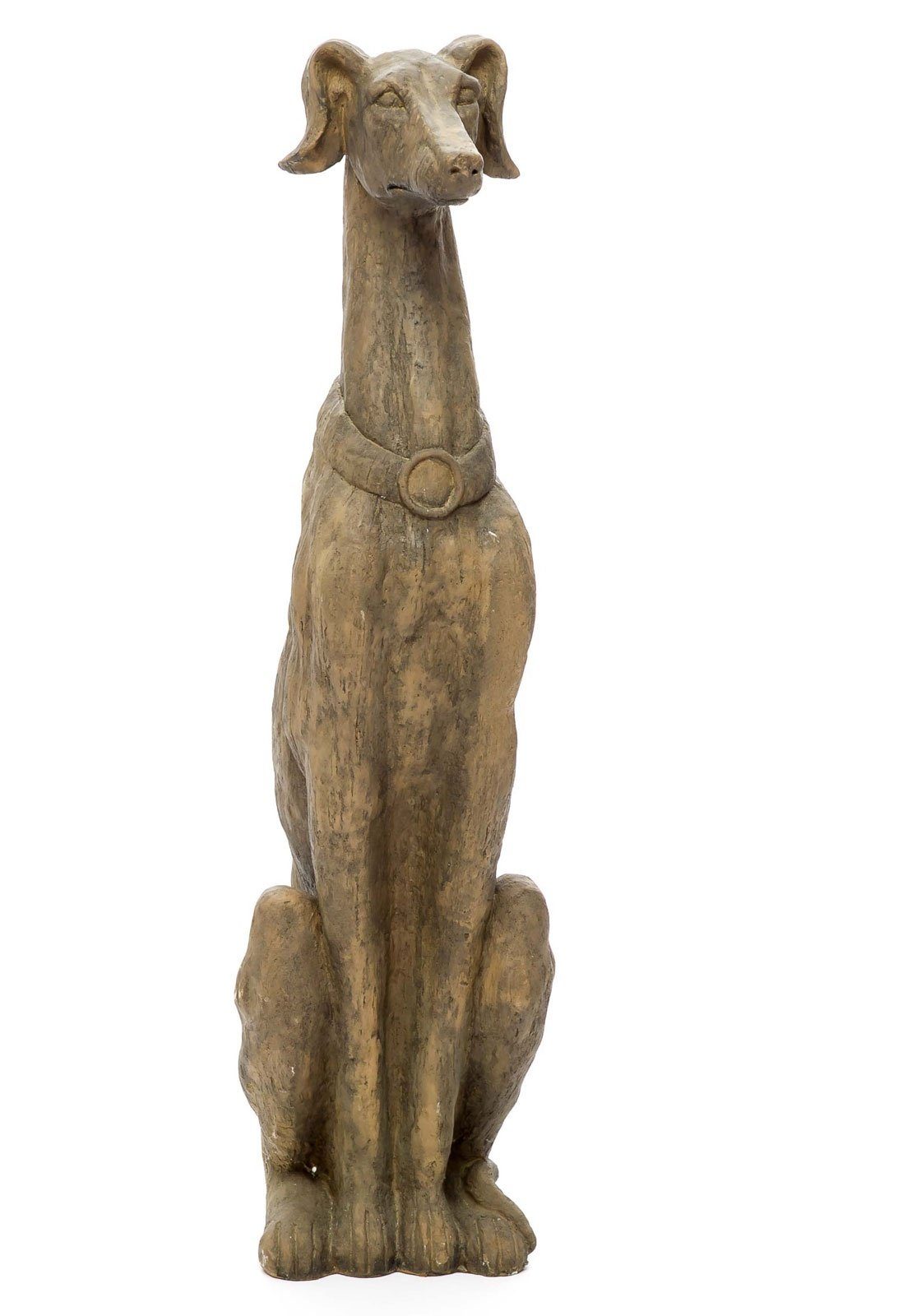 Aubaho Dekoobjekt Skulptur Windhund Hund Greyhound Jagdhund Figur Whippet Haus Antik-Sti