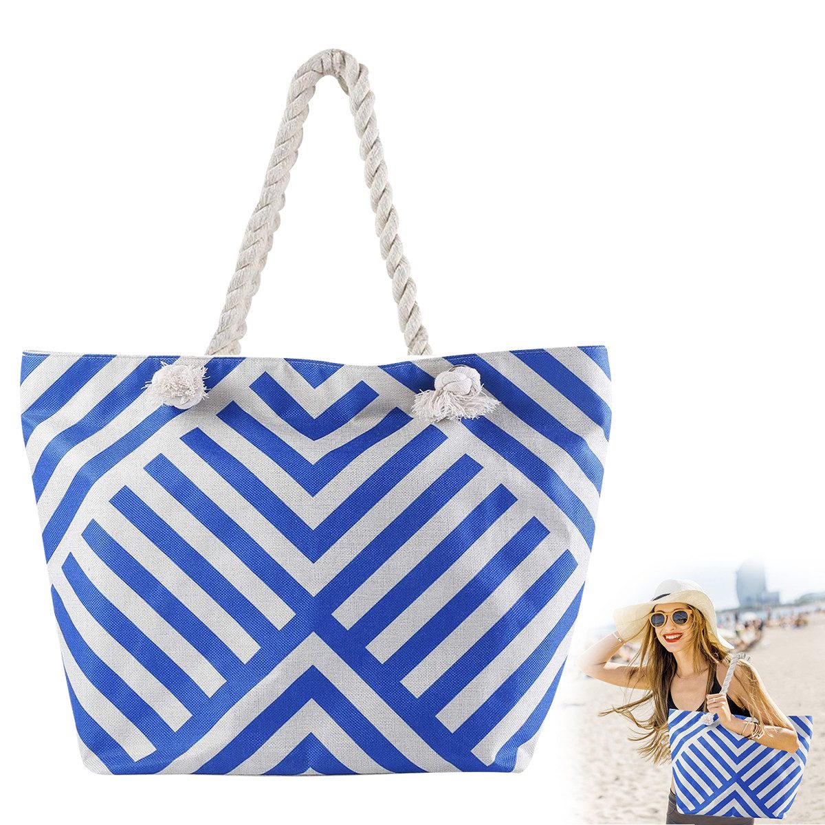 ZEUOPQ Strandtasche Strandtasche Familie Strandtasche Shopper günstig online kaufen