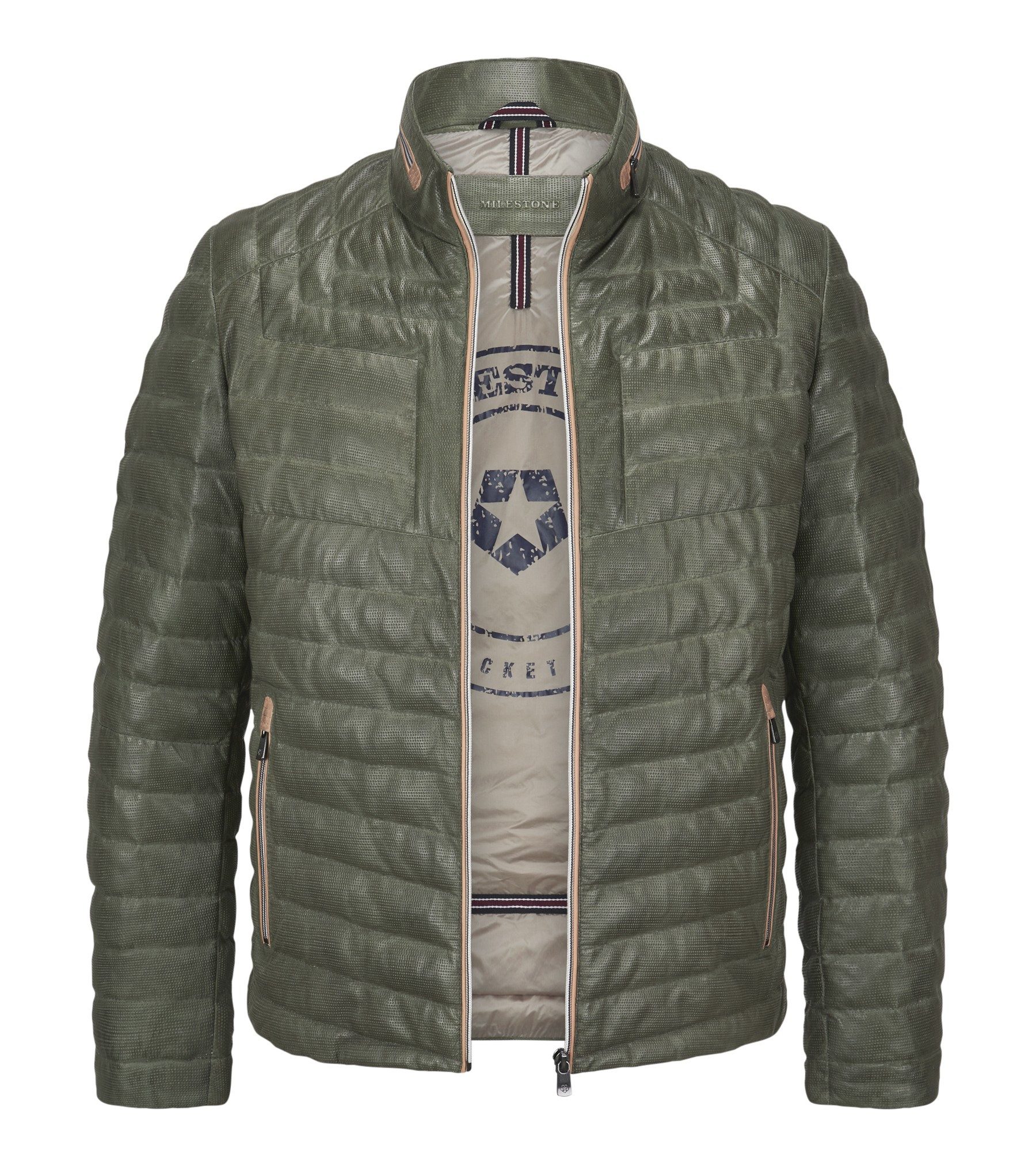 Milestone Lederjacke MSMalik aus perforiertem Lammleder mit leichter Isolie günstig online kaufen