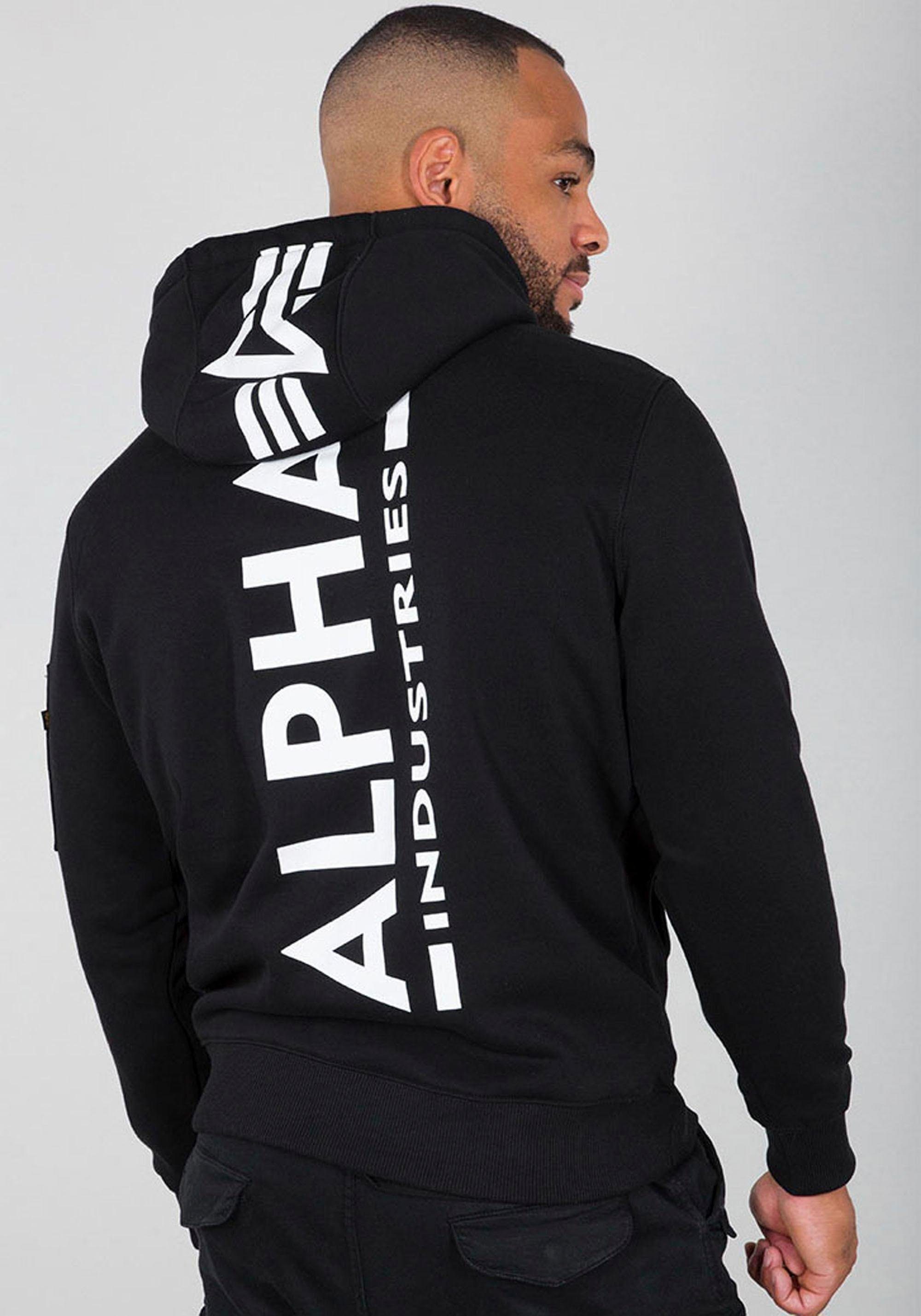Alpha Industries Kapuzensweatshirt BACK PRINT HOODY Baumwollmischung, regul günstig online kaufen