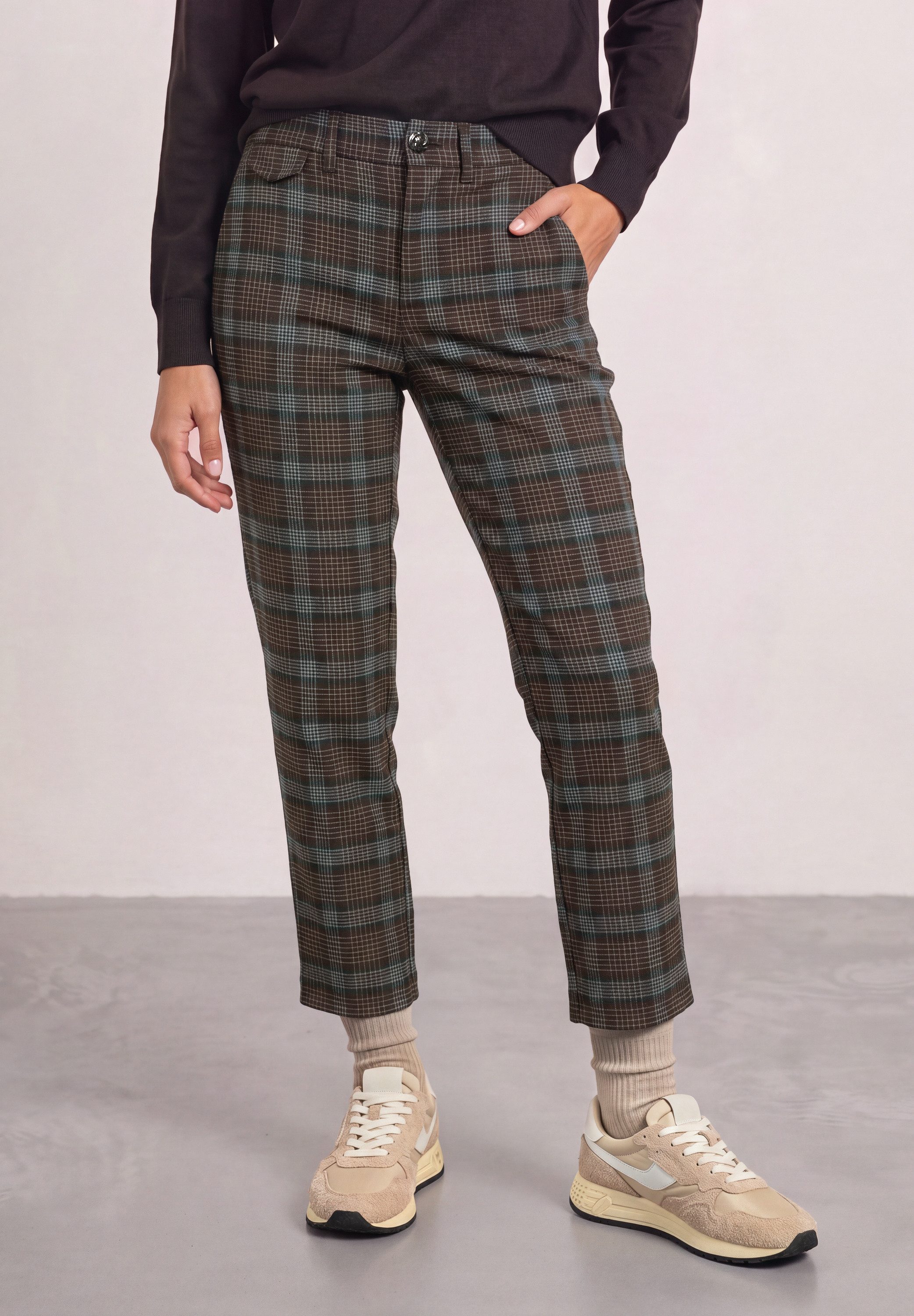 STREET ONE Chinohose mit Elastikbund