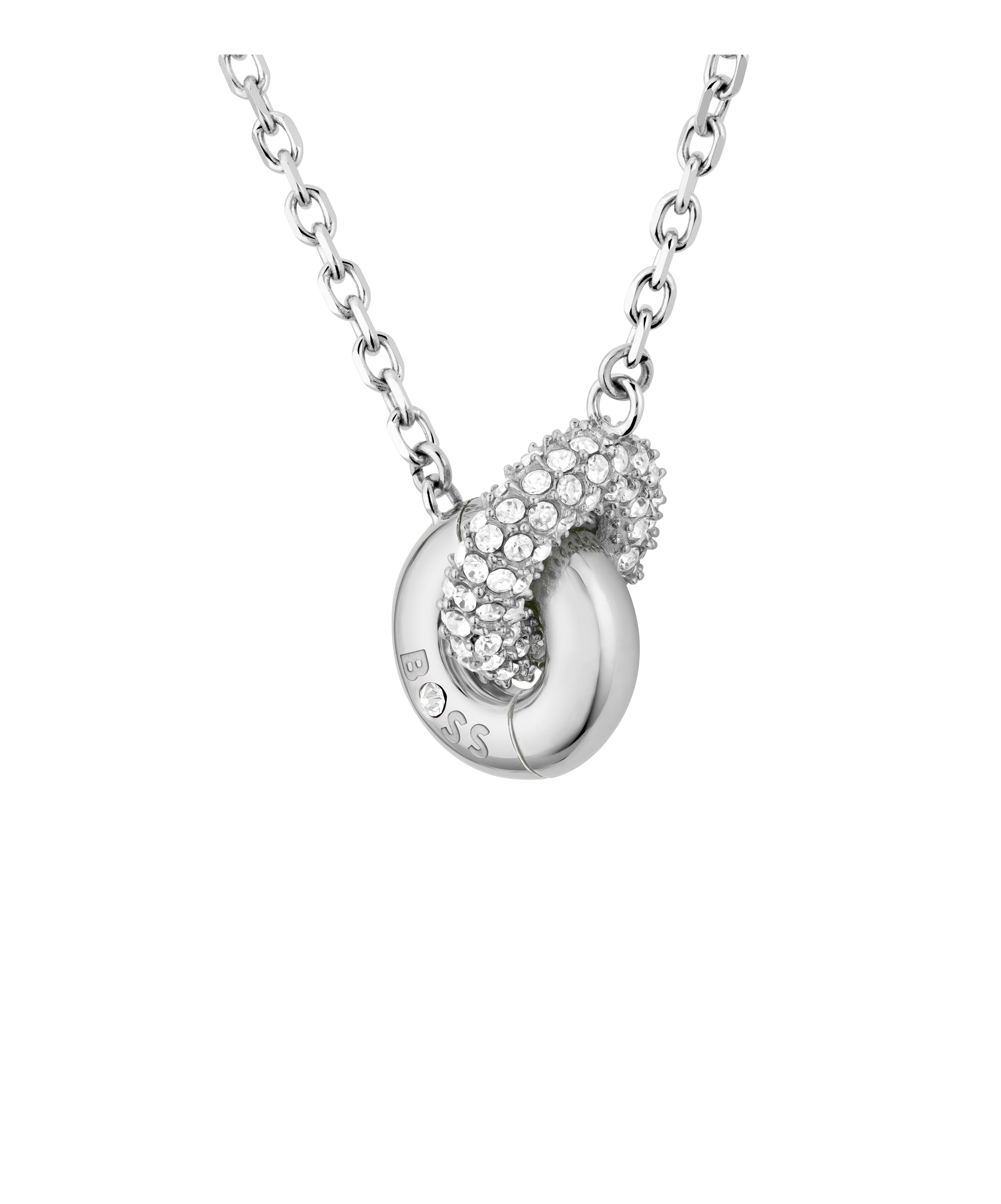 BOSS Kette mit Anhänger LIVE PRECIOUS, mit Preciosa Crystal