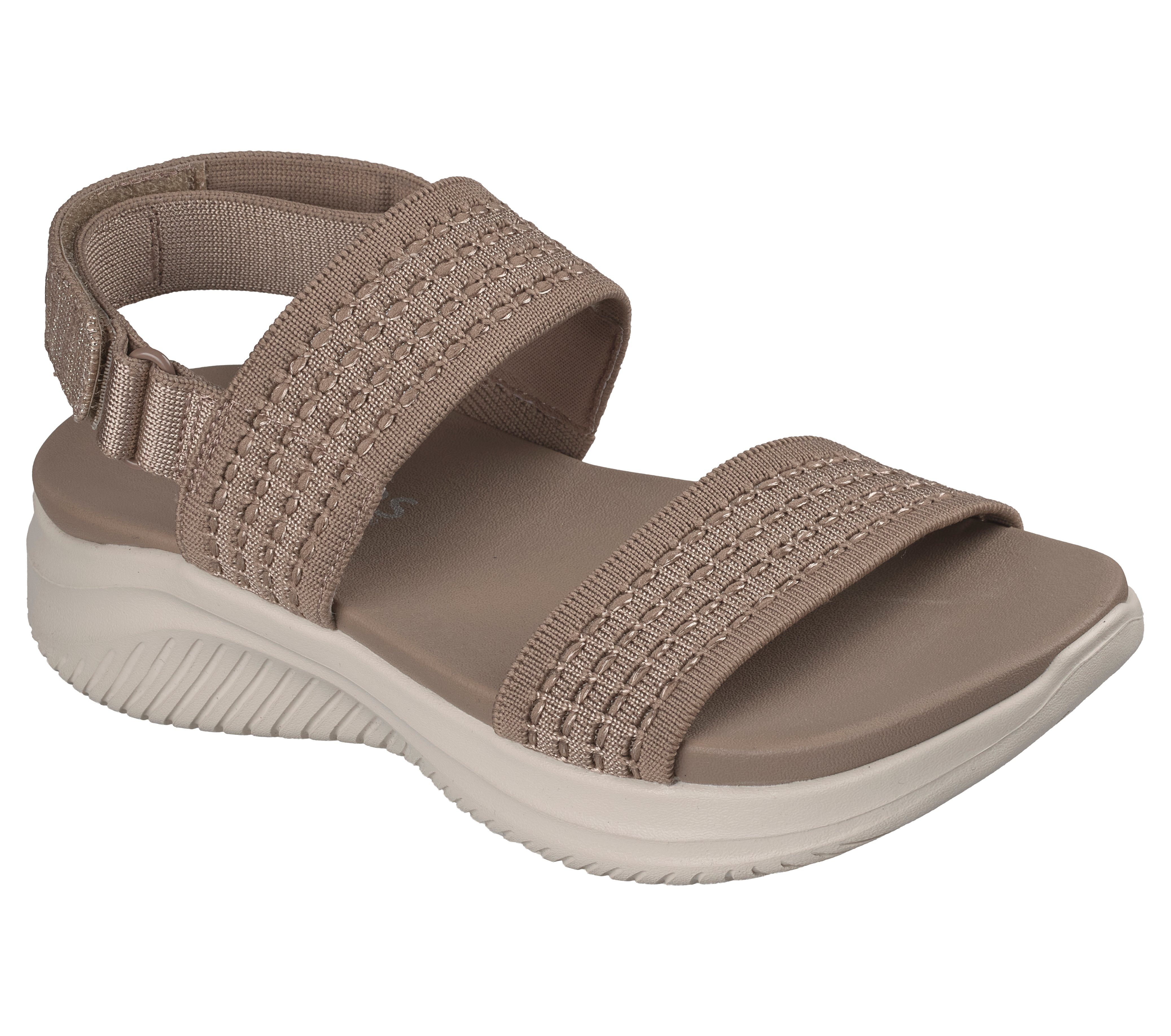 Skechers ULTRA FLEX 3.0 SANDAL Sandale Sommerschuh, Freizeitschuh mit Klettverschluss