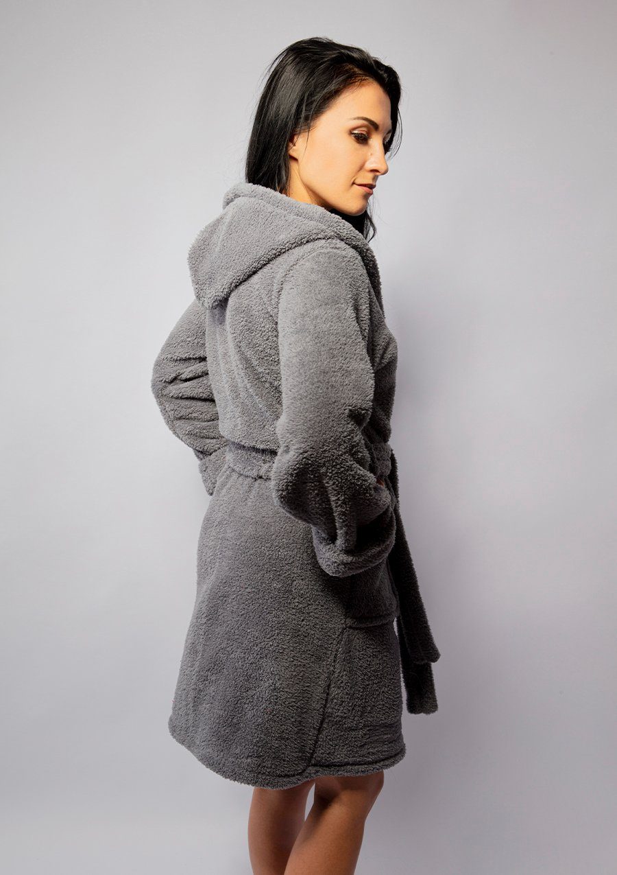 DKaren Damenbademantel Flauschiger Damen Bademantel Morgenmantel günstig online kaufen
