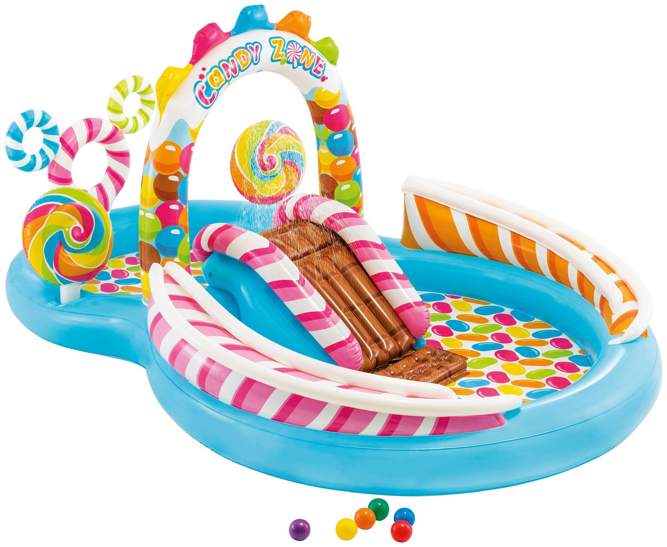 Intex Planschbecken Candy Zone Play Center, (9-tlg)