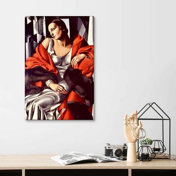 Posterlounge Leinwandbild Tamara de Lempicka, Porträt von Frau Boucard, Vintage Malerei