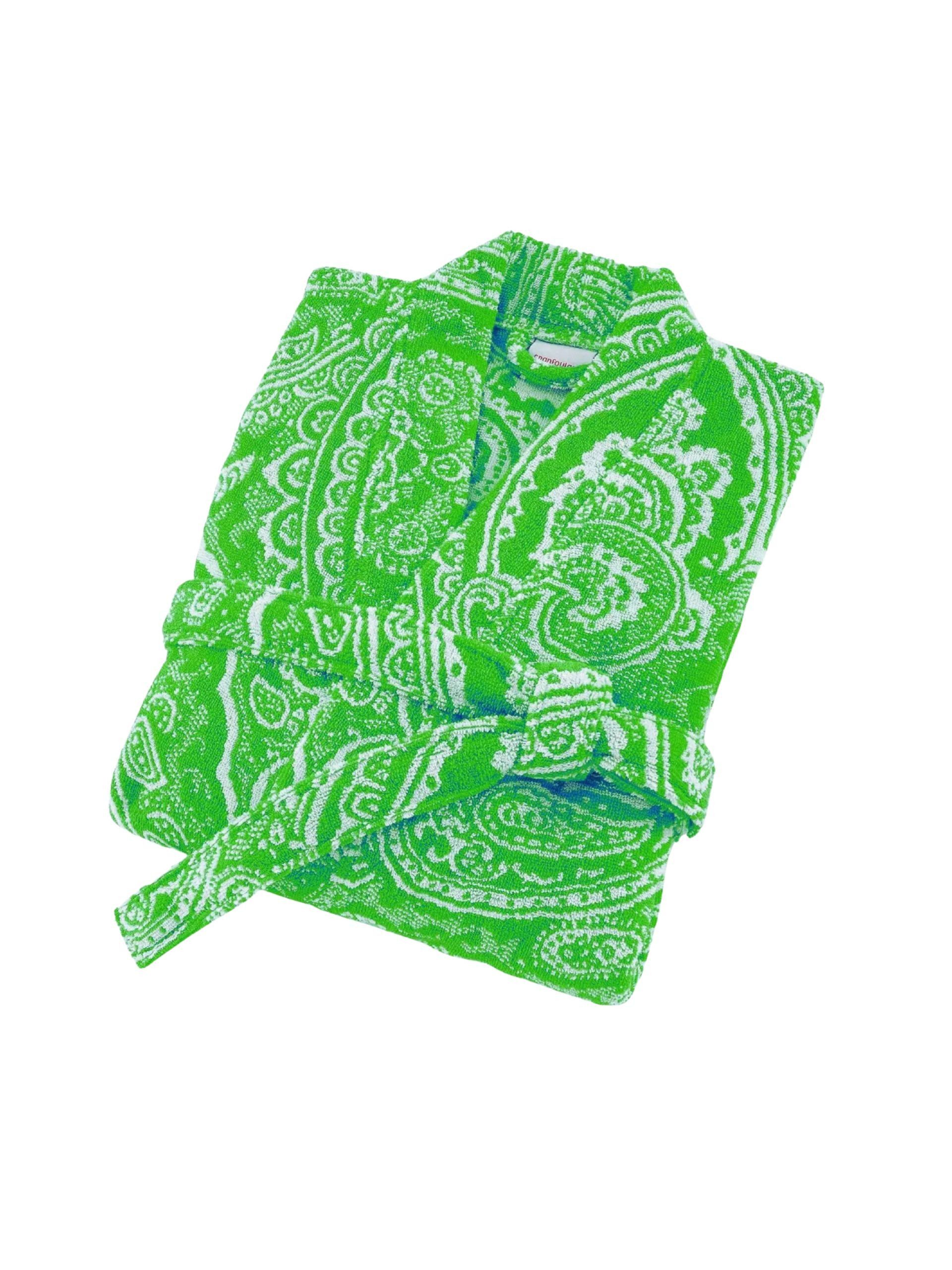 Bassetti Bademantel MERGELLINA, midi, Baumwolle, ohne Kapuze, Gürtel, aus f günstig online kaufen