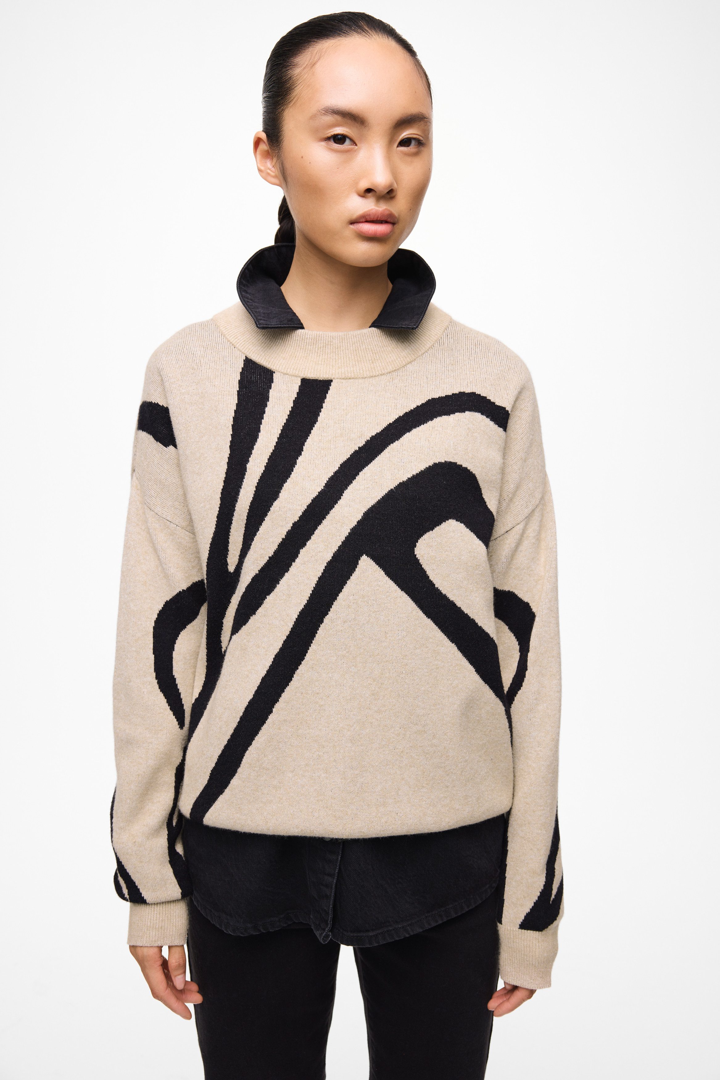 Vila Strickpullover VITIF JACQUARD L/S KNIT TOP - NOOS günstig online kaufen