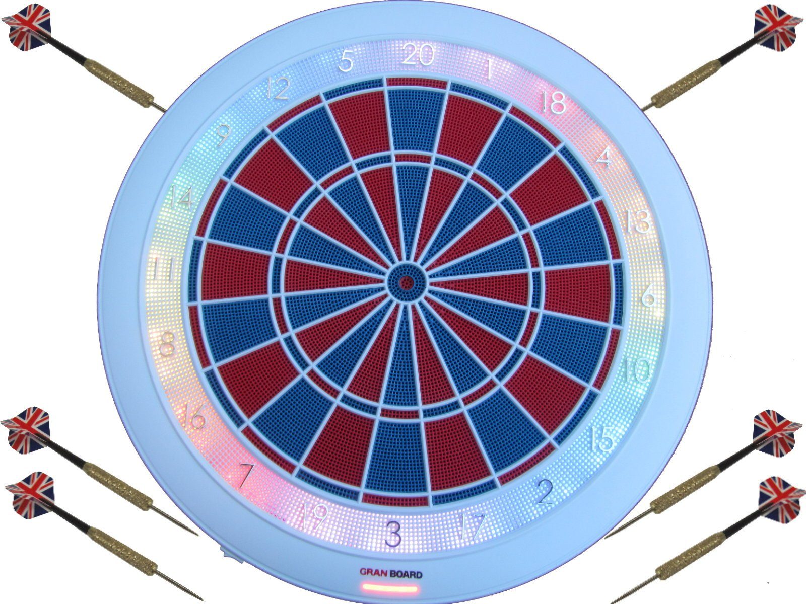 Dartautomat GRANBOARD 123 Dartautomat Soft Darts 6 Pfeile
