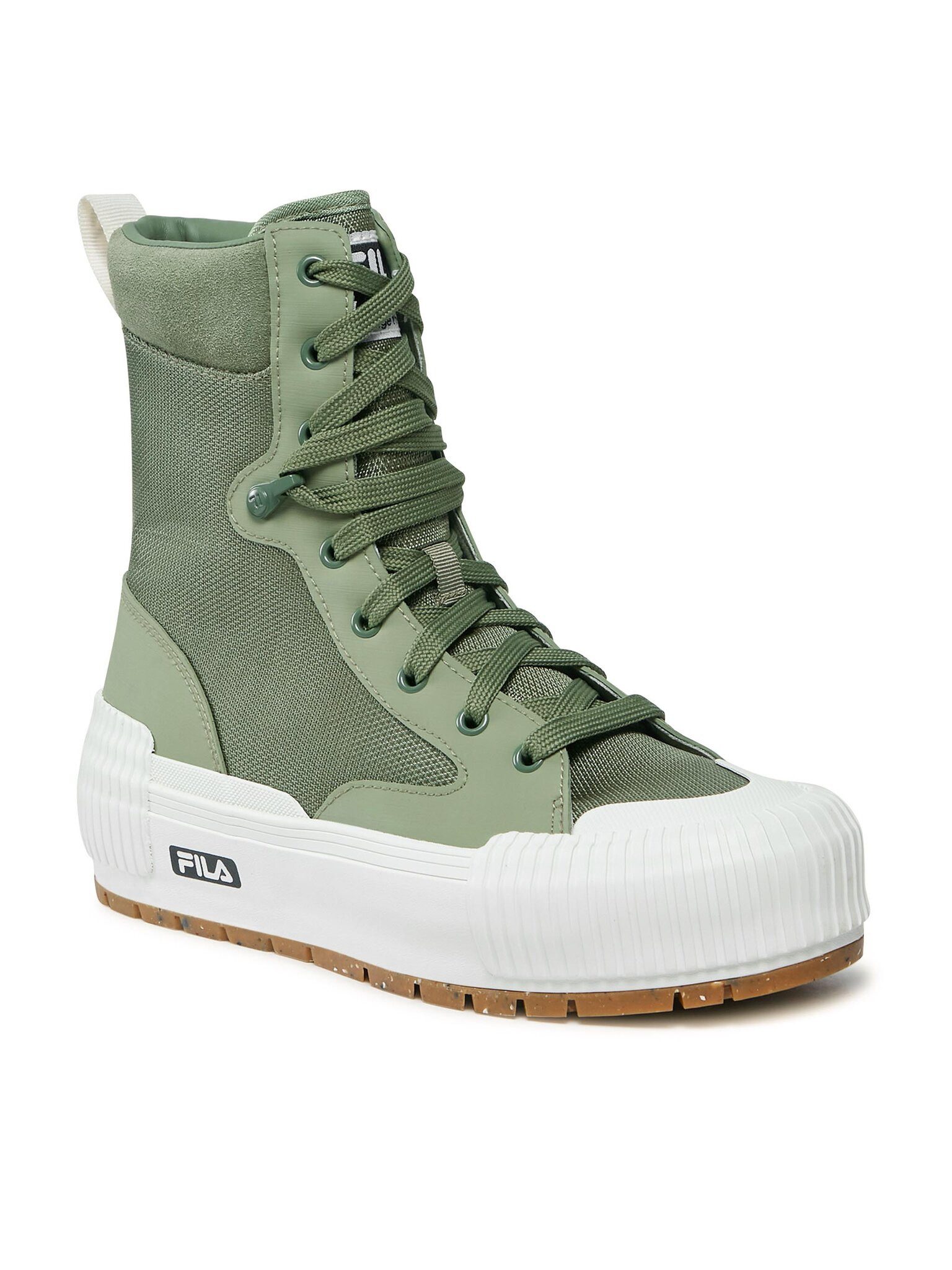 Fila Sneakers aus Stoff Cityblock High Platform Wmn FFW0375.60045 Oil Green Sneaker