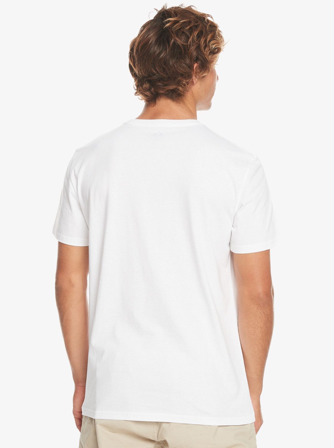 Quiksilver Line T-Shirt White Gradient