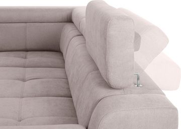 exxpo - sofa fashion Ecksofa Florenz, L-Form, wahlweise mit Bettfunktion