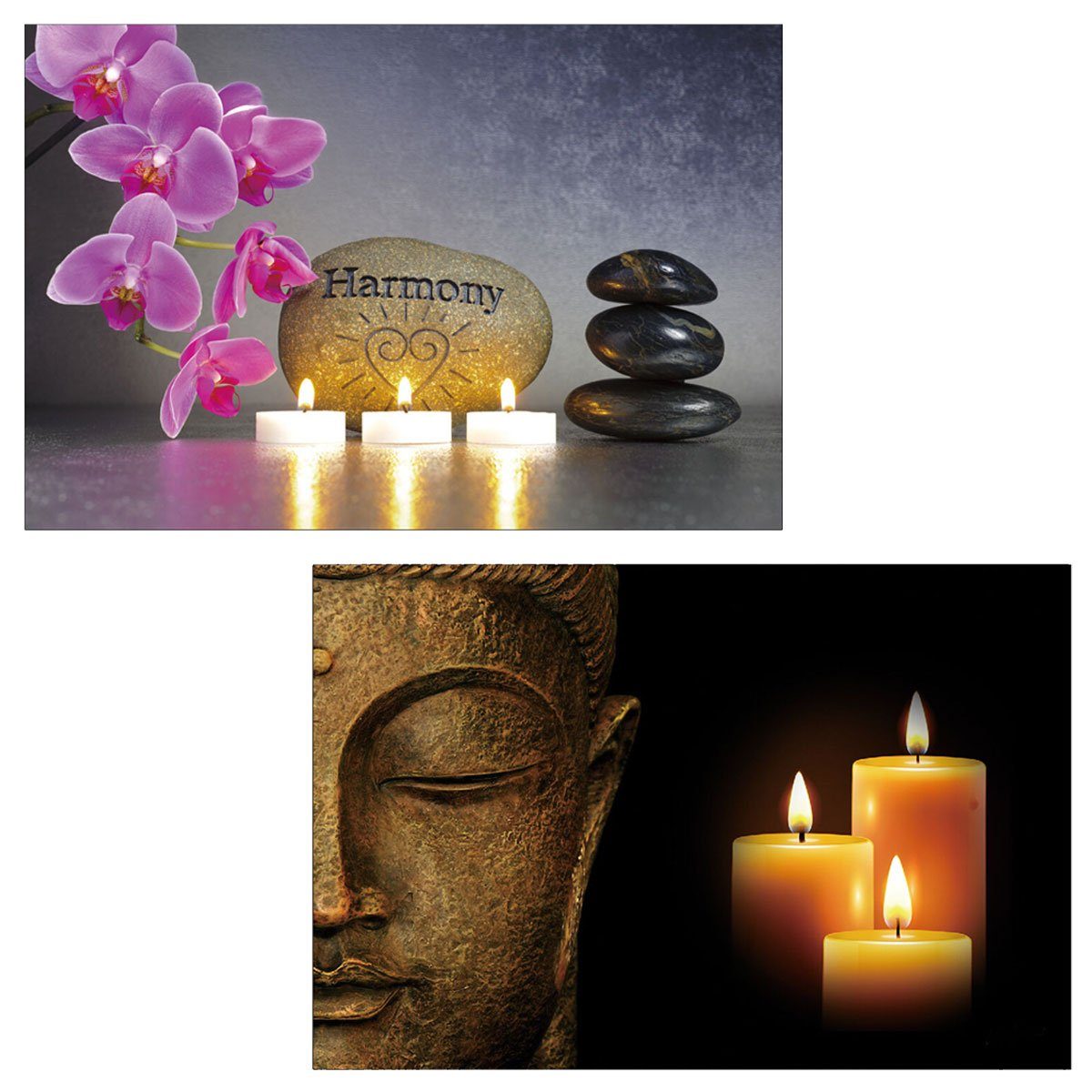 MCW LED-Bild LED-Bild-T-2, Buddha + flackernd günstig online kaufen