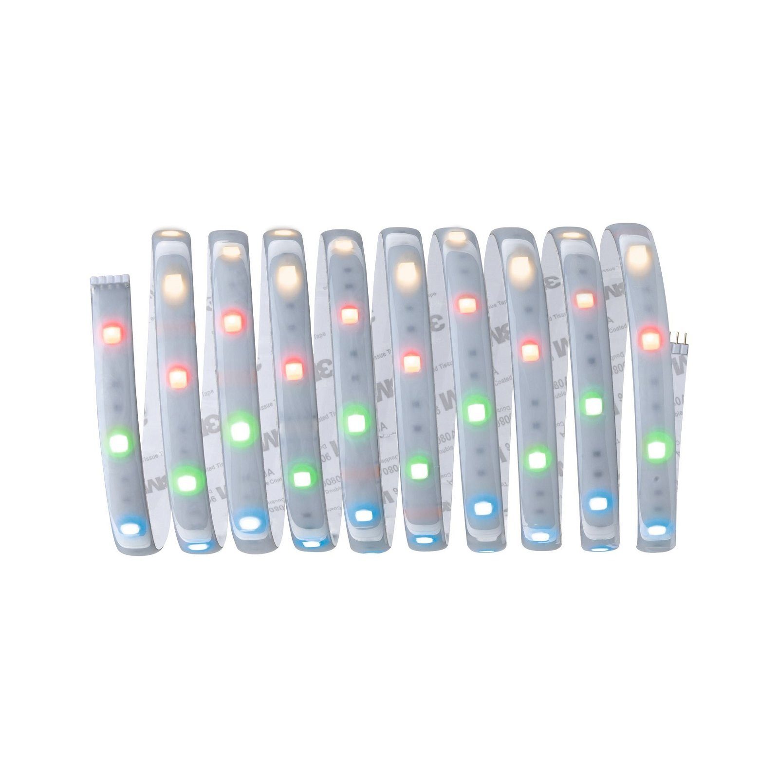 Paulmann LED-Streifen MaxLED 250 Basisset 3m 20W 230/24V 36VA Silber Kunststoff, 1-flammig, RGBW IP44 Cover 3000K