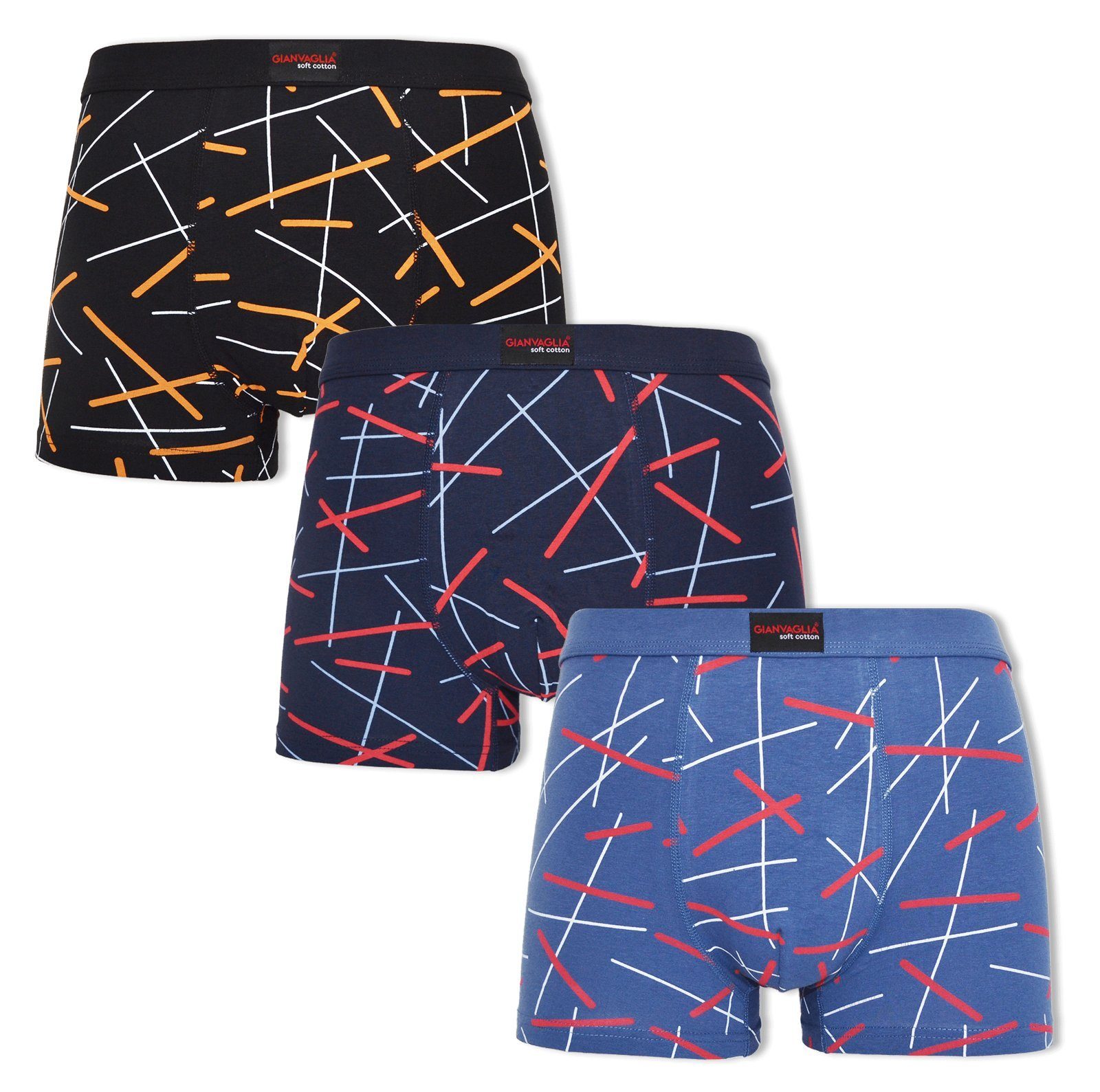 Markenwarenshop-Style Boxershorts Boxershorts Herren 3er Set günstig online kaufen