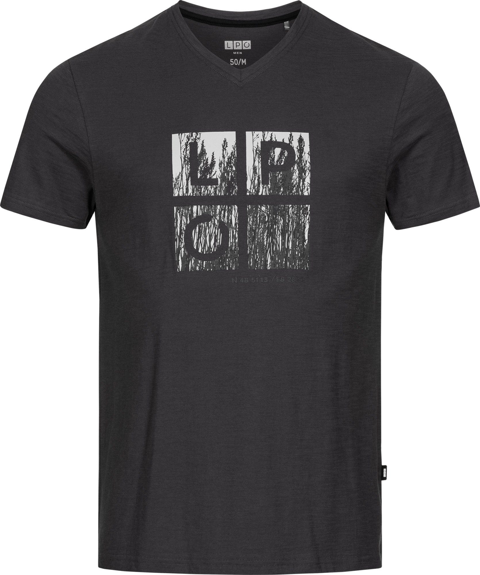 DEPROC Active T-Shirt NAKIN MEN PRINT Mit modischem Allover-Print anthrazit