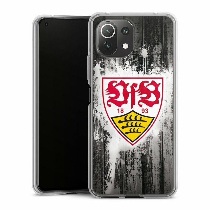 DeinDesign Handyhülle VfB Stuttgart Offizielles Lizenzprodukt Bundesliga Xiaomi Mi 11 Lite Silikon Hülle Bumper Case Handy Schutzhülle