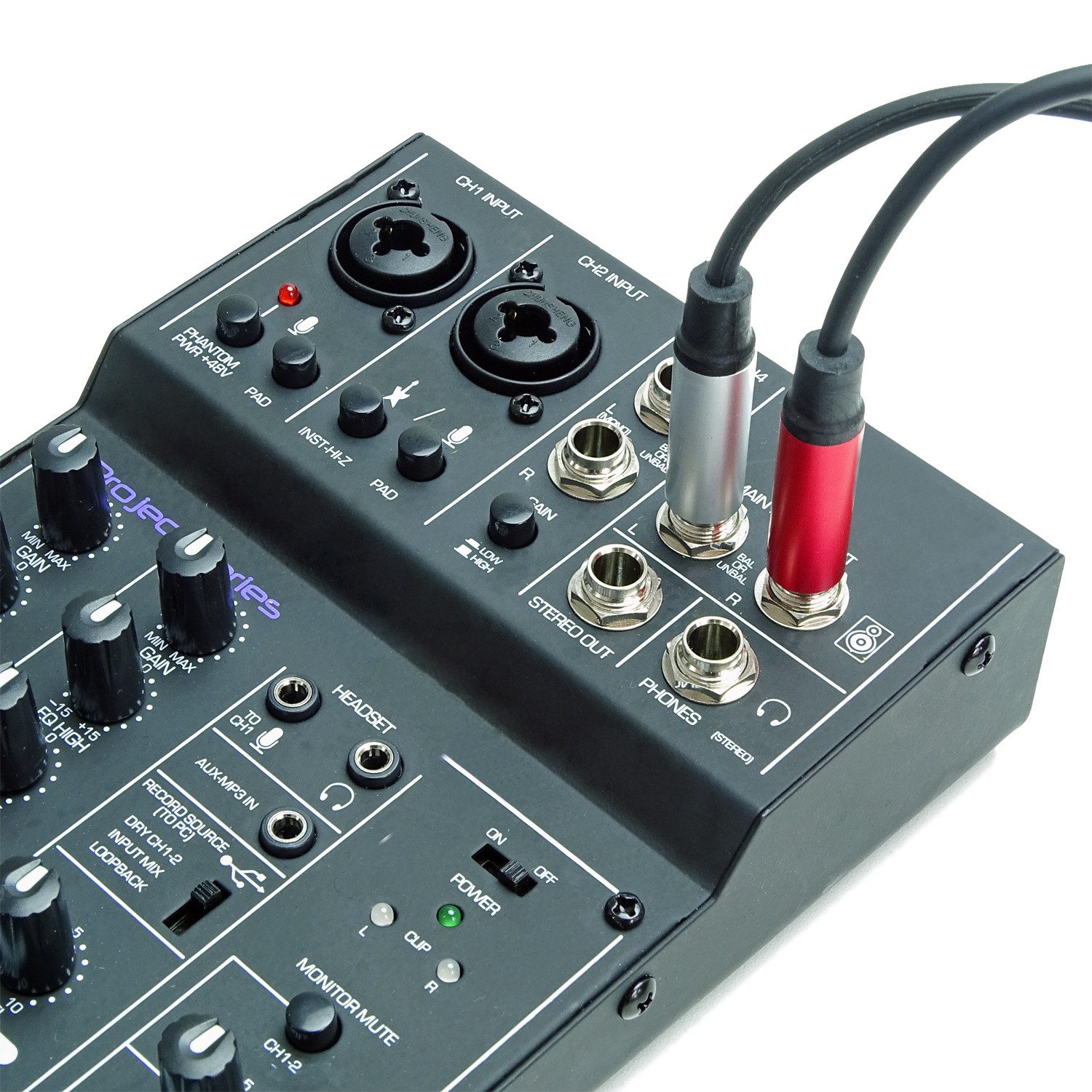 keepdrum keepdrum Splitter-Kabel AC048M 6,35mm Klinke 1x Stereo zu 2x Mono 5m Audio-Adapter 6,35-mm-Klinke zu 6,35-mm-Klinke, 500 cm, Audio-Splitter Kabel Klinke Stereo zu 2x Mono