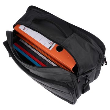 Christian Wippermann Umhängetasche Umhängetasche Laptoptasche 17 Zoll Herren Tasche, Messenger Bag Damen Schwarz