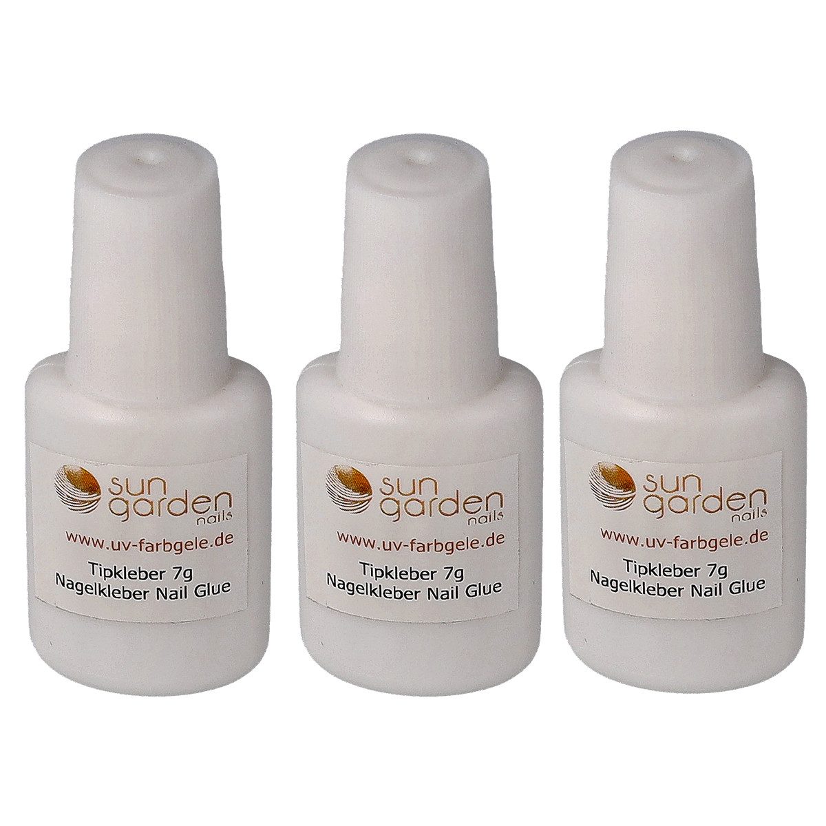 Sun Garden Nails Nageldesign Zubehör Tipbox 500 inkl. 3 Tipkleber - Nail Tips-Tip Kleber- Nagelkleber