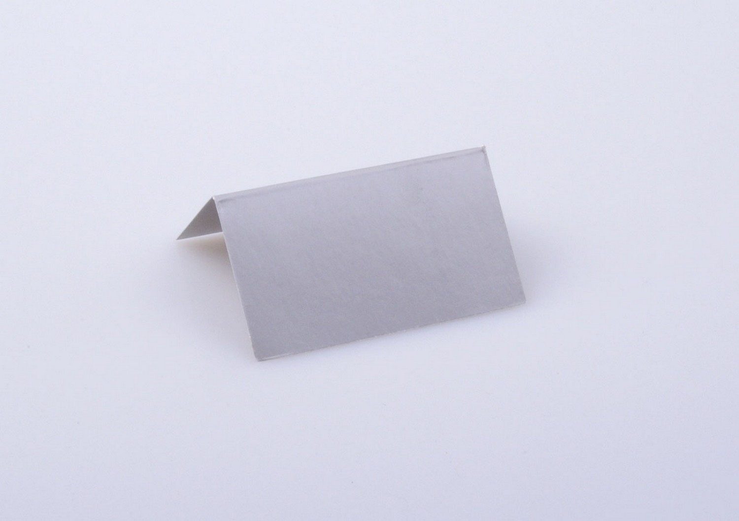 Deko AS Держатель карты места Tischkärtchen - silber - 65x38mm - 12 Stück - 56007 10