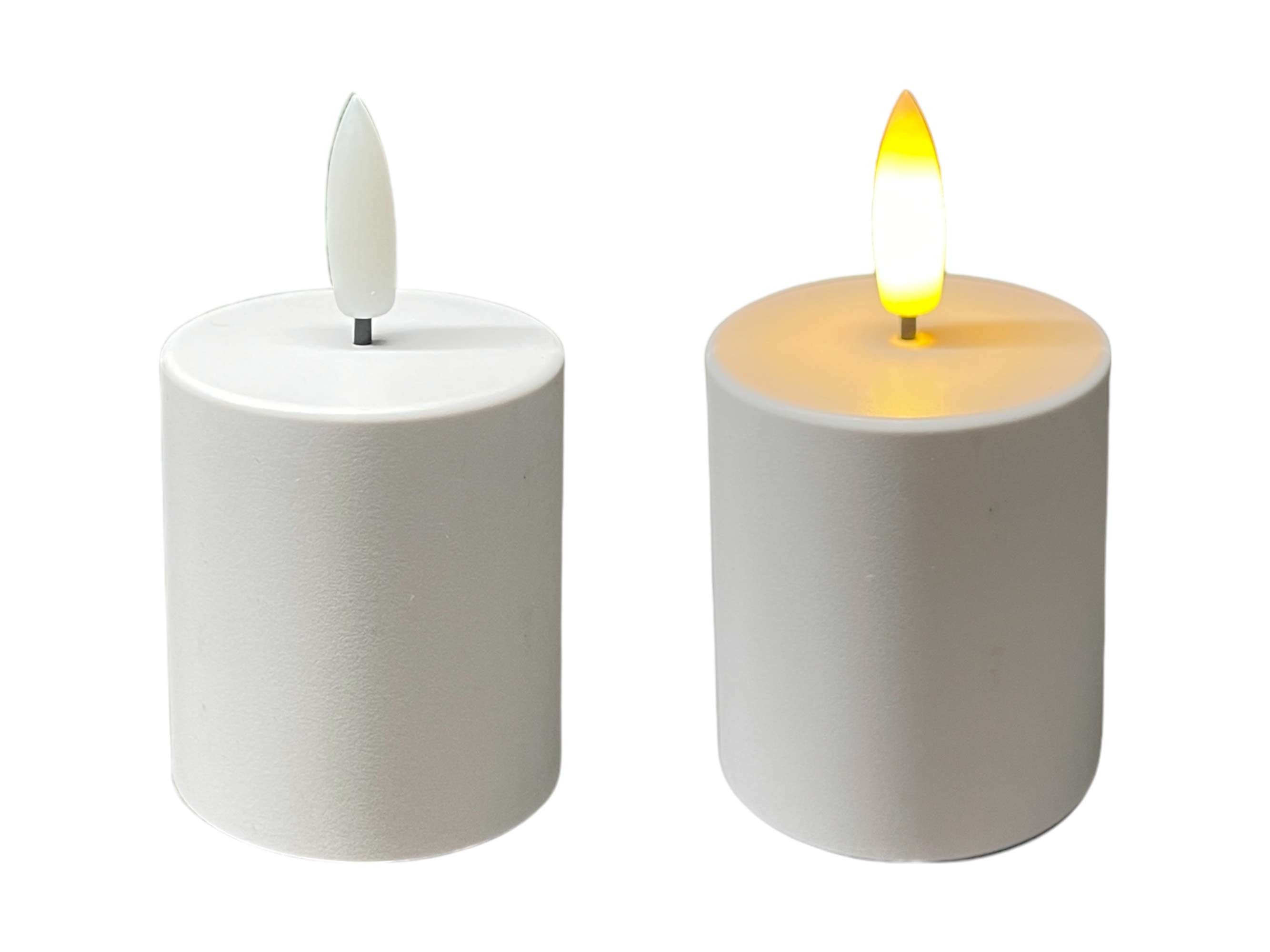 Coen Bakker Deco BV LED-Kerze Votive Candles (Set, 2-tlg), weiß 3D Flamme 6 günstig online kaufen